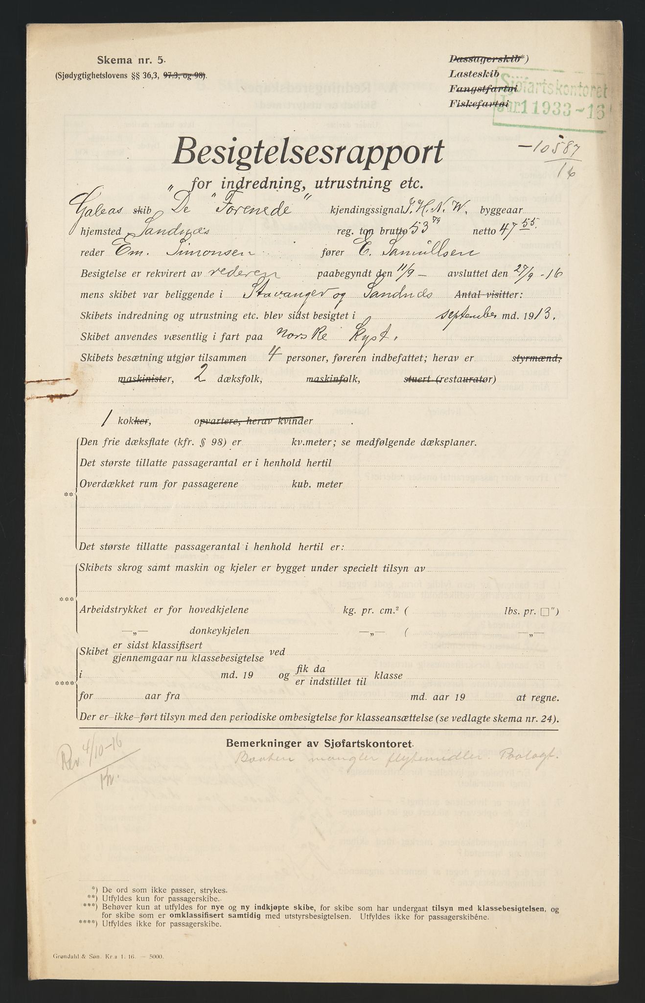 Sjøfartsdirektoratet med forløpere, skipsmapper slettede skip, AV/RA-S-4998/F/Fa/L0235: --, 1847-1930, p. 479