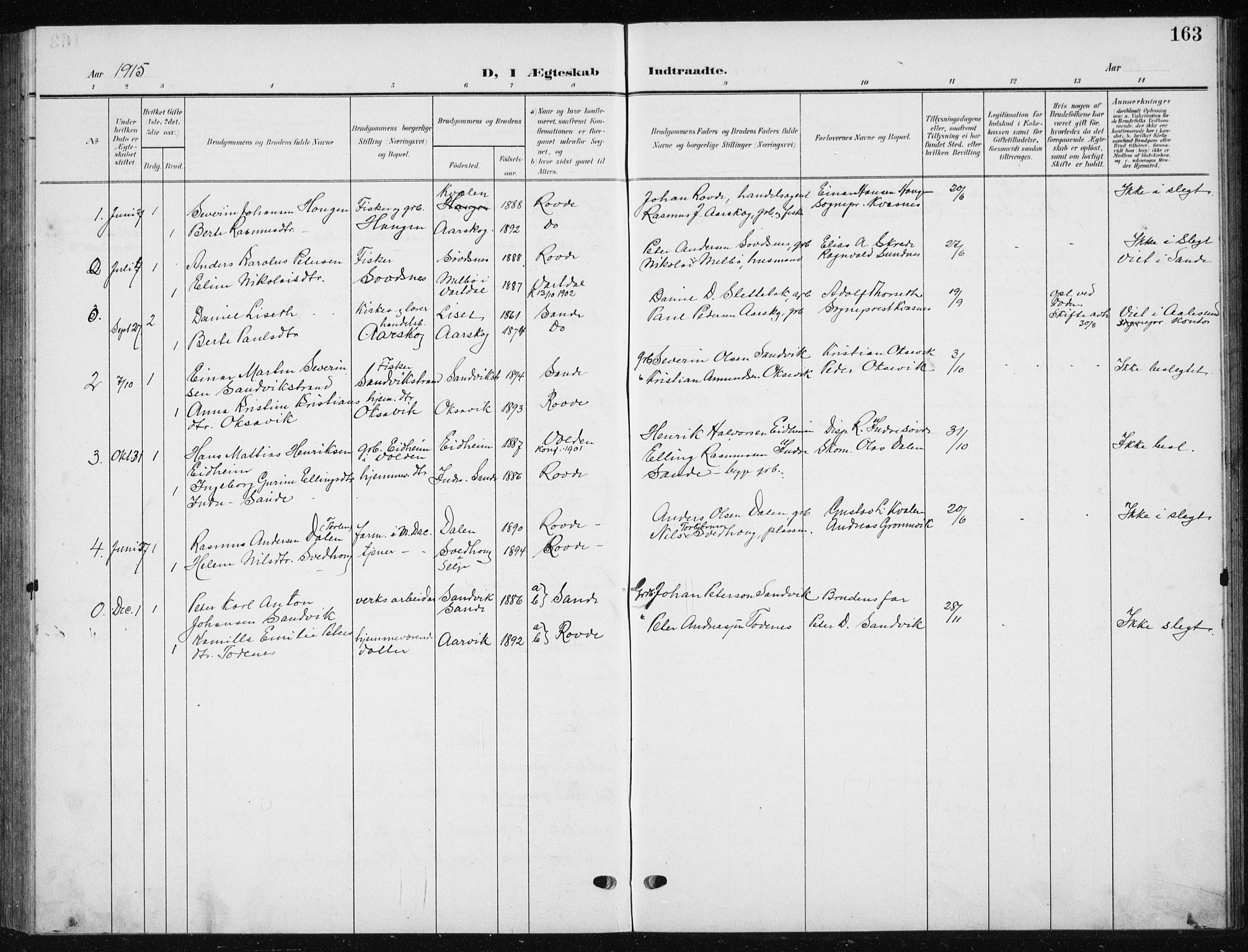 Ministerialprotokoller, klokkerbøker og fødselsregistre - Møre og Romsdal, AV/SAT-A-1454/504/L0061: Parish register (copy) no. 504C03, 1902-1940, p. 163