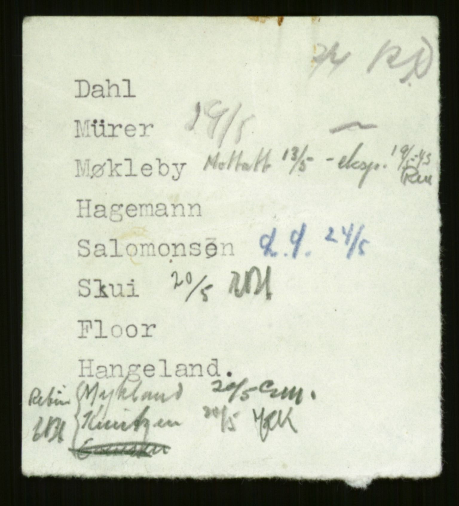 Direktoratet for industriforsyning, Sekretariatet, AV/RA-S-4153/D/Df/L0054: 9. Metallkontoret, 1940-1945, p. 77