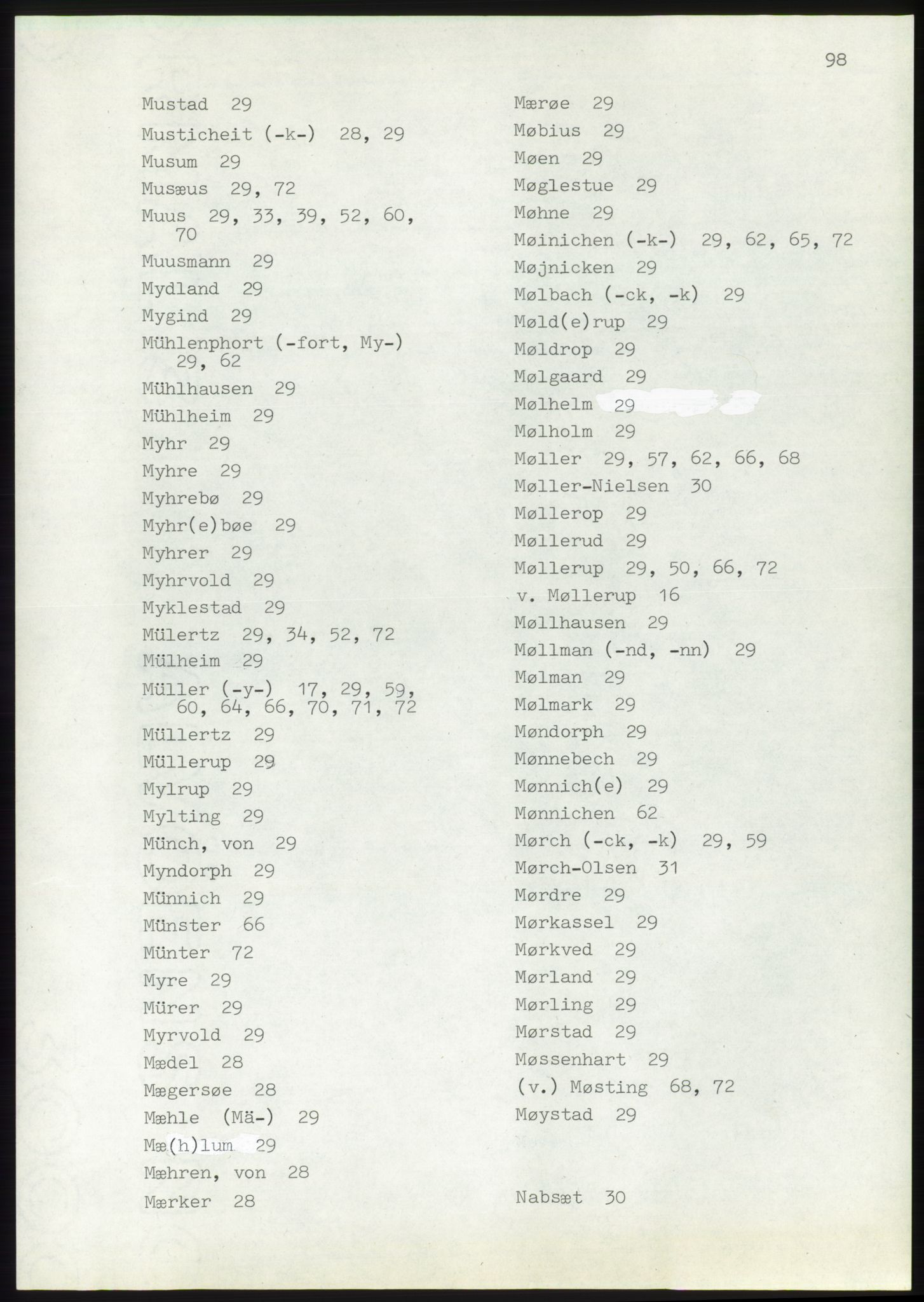 Lassens samlinger, RA/PA-0051, p. 98