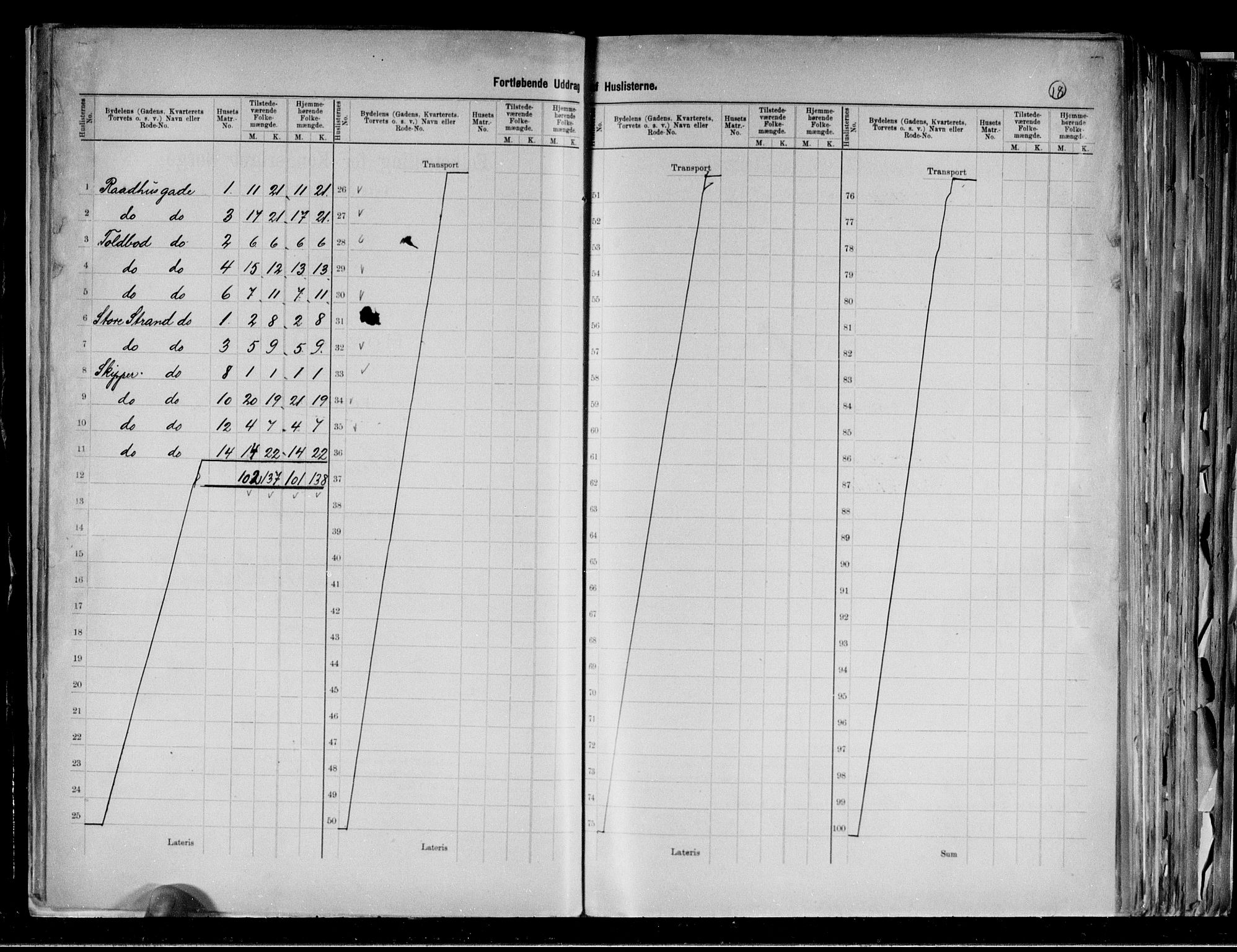 RA, 1891 census for 0301 Kristiania, 1891, p. 156