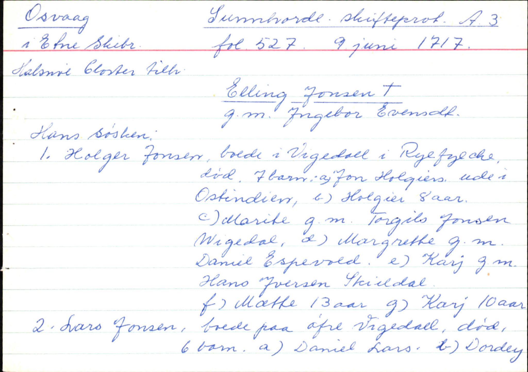 Skiftekort ved Statsarkivet i Bergen, SAB/SKIFTEKORT/004/L0002: Skifteprotokoll nr. 3, 1708-1717, p. 43