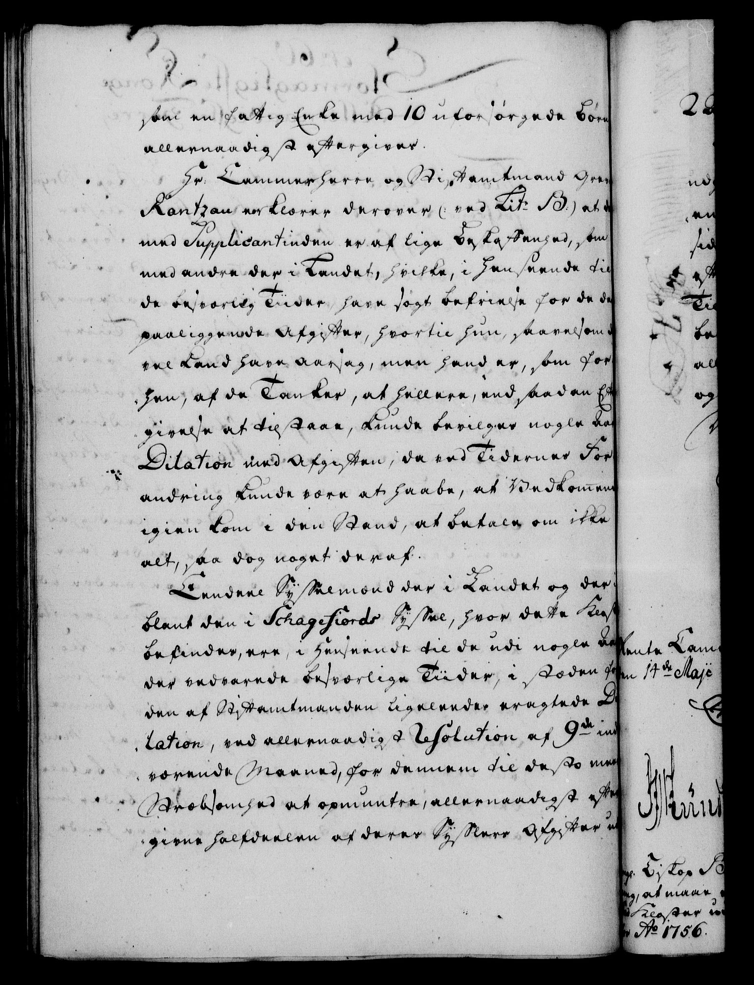 Rentekammeret, Kammerkanselliet, RA/EA-3111/G/Gf/Gfa/L0039: Norsk relasjons- og resolusjonsprotokoll (merket RK 52.39), 1757, p. 375