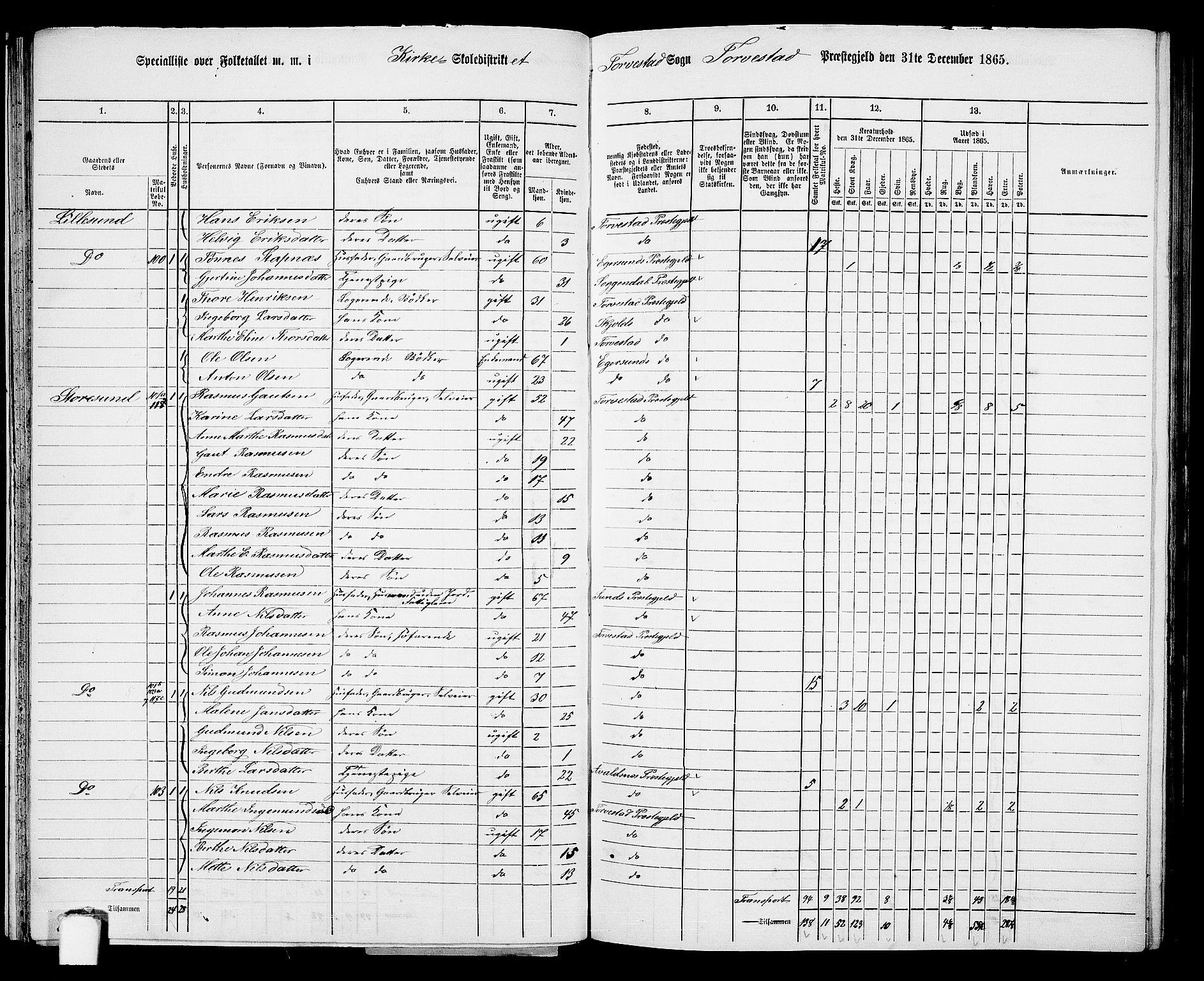 RA, 1865 census for Torvastad/Torvastad, Skåre og Utsira, 1865, p. 46