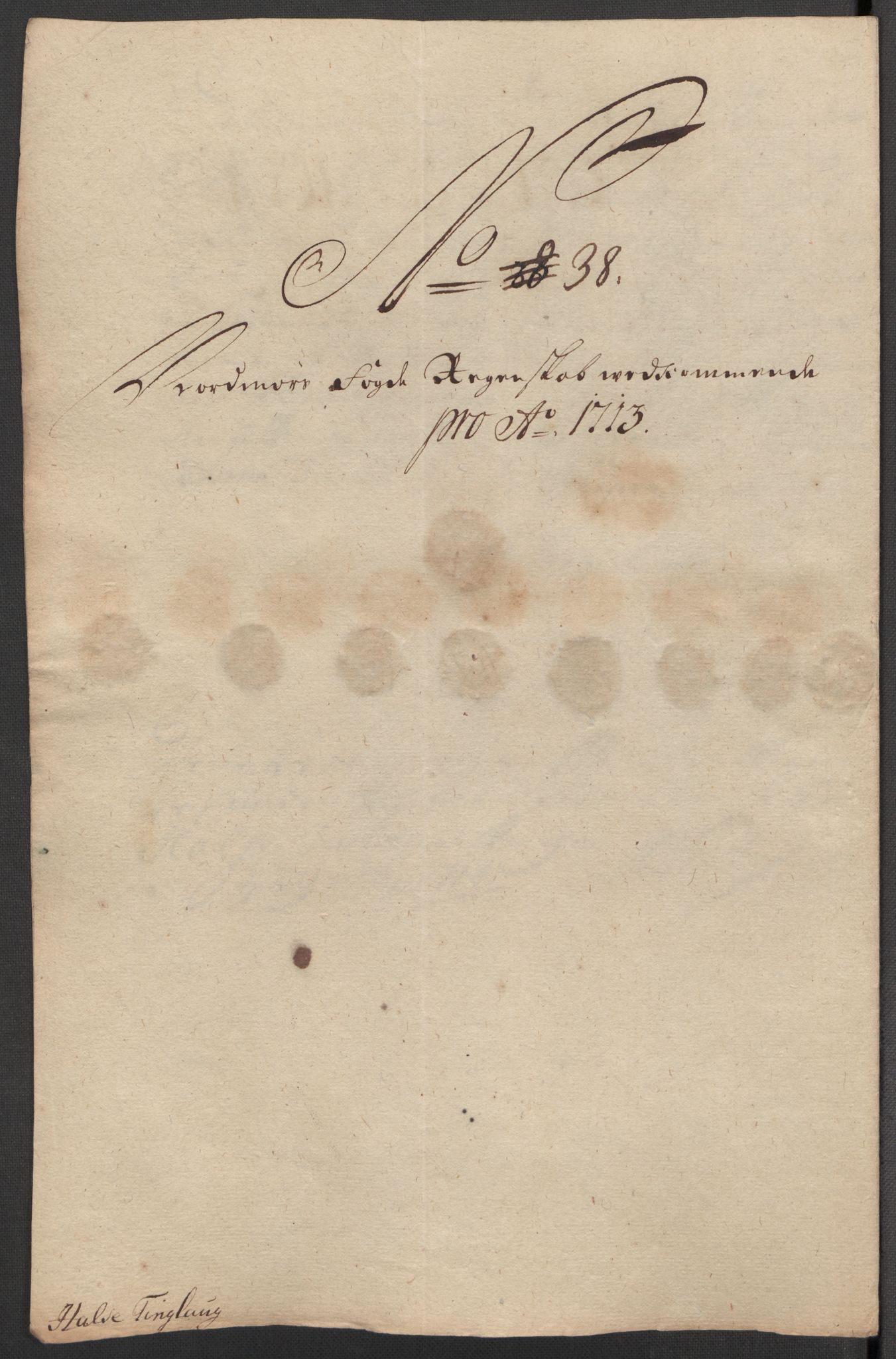 Rentekammeret inntil 1814, Reviderte regnskaper, Fogderegnskap, AV/RA-EA-4092/R56/L3747: Fogderegnskap Nordmøre, 1713, p. 220