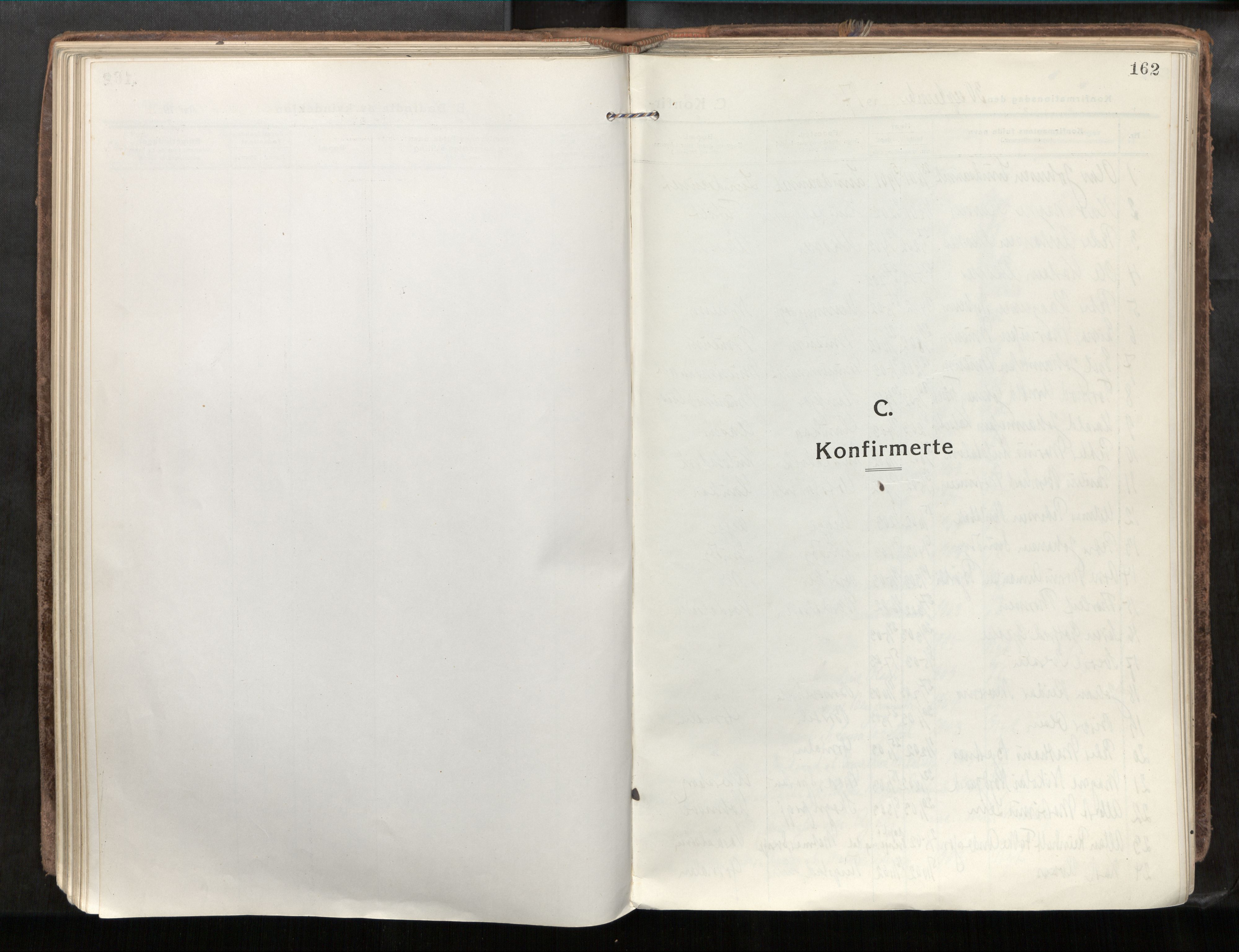 Verdal sokneprestkontor, SAT/A-1156/2/H/Haa/L0001: Parish register (official) no. 1, 1917-1932, p. 162