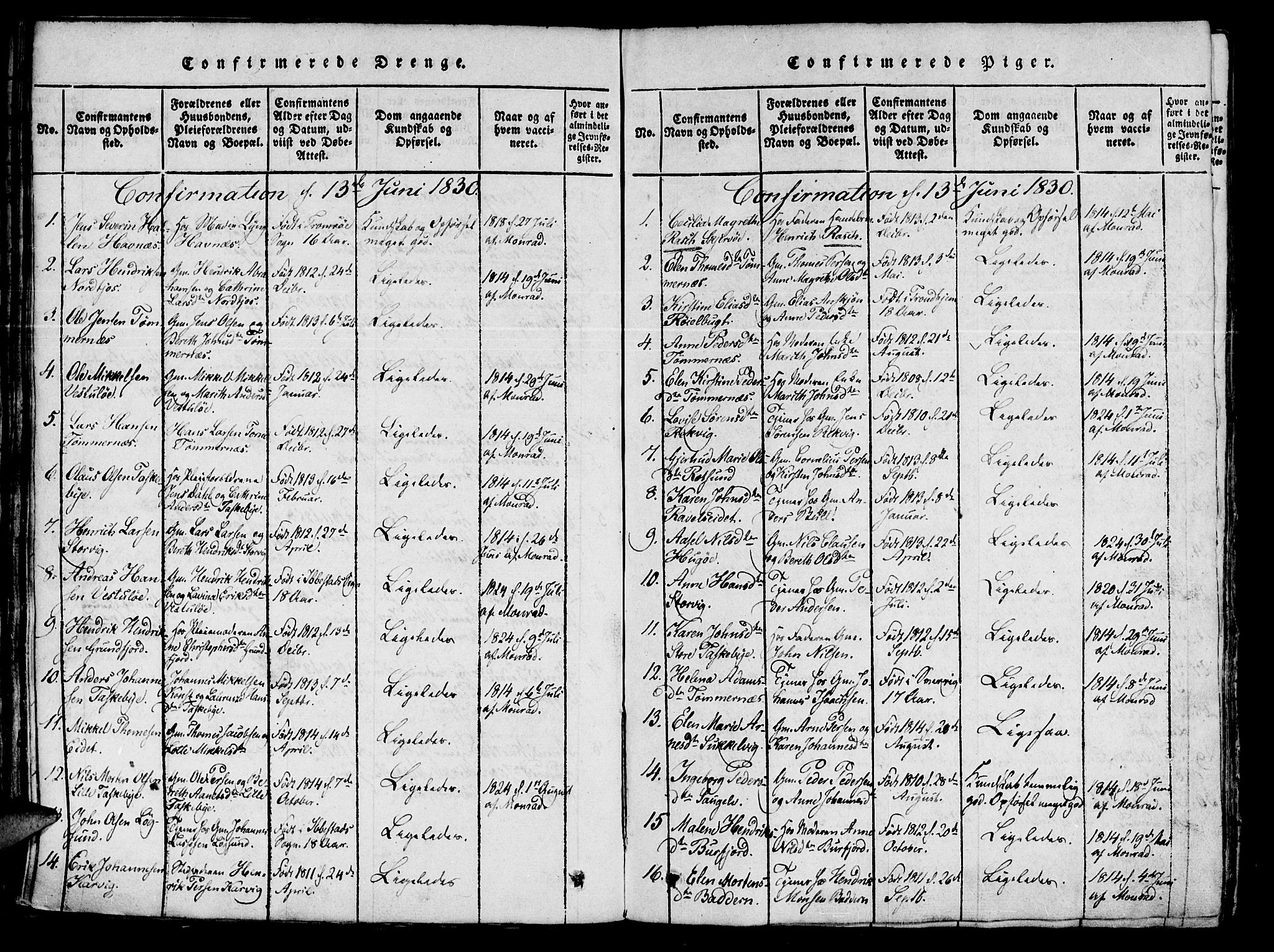 Skjervøy sokneprestkontor, SATØ/S-1300/H/Ha/Haa/L0004kirke: Parish register (official) no. 4, 1820-1838