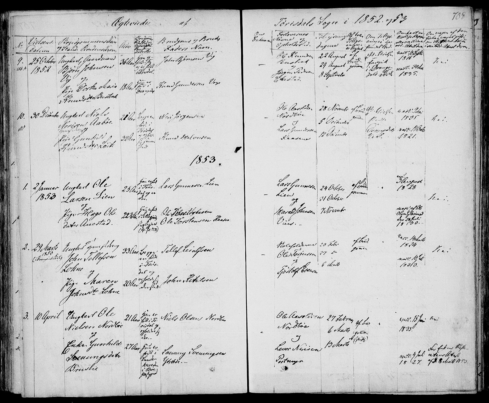 Drangedal kirkebøker, SAKO/A-258/F/Fa/L0007b: Parish register (official) no. 7b, 1837-1856, p. 708