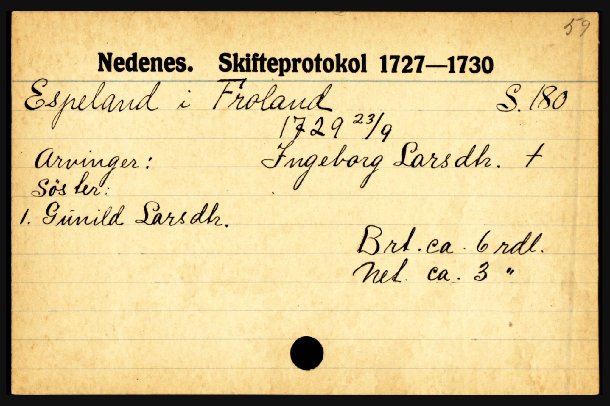 Nedenes sorenskriveri før 1824, AV/SAK-1221-0007/H, p. 6363