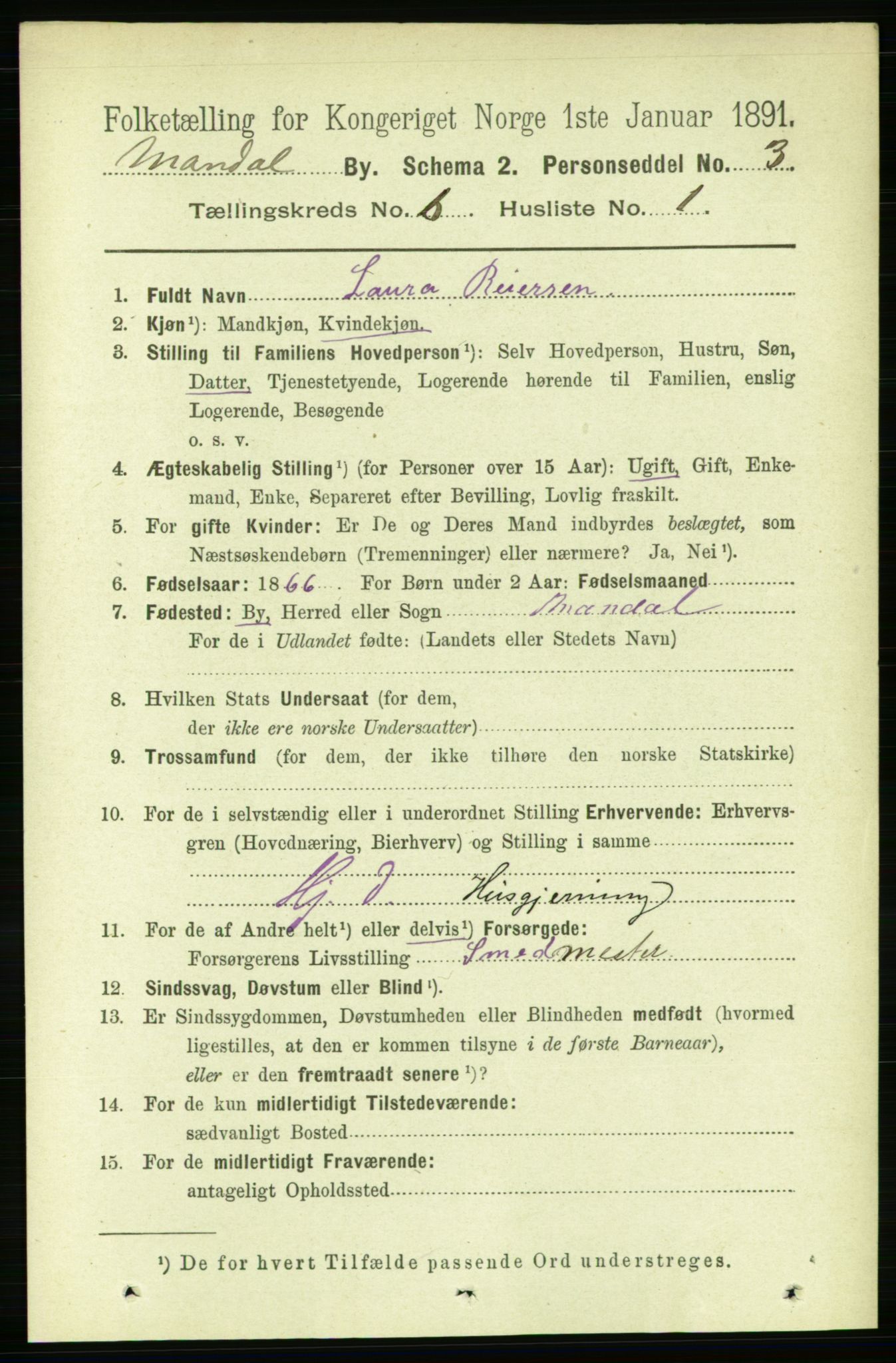 RA, 1891 census for 1002 Mandal, 1891, p. 2053