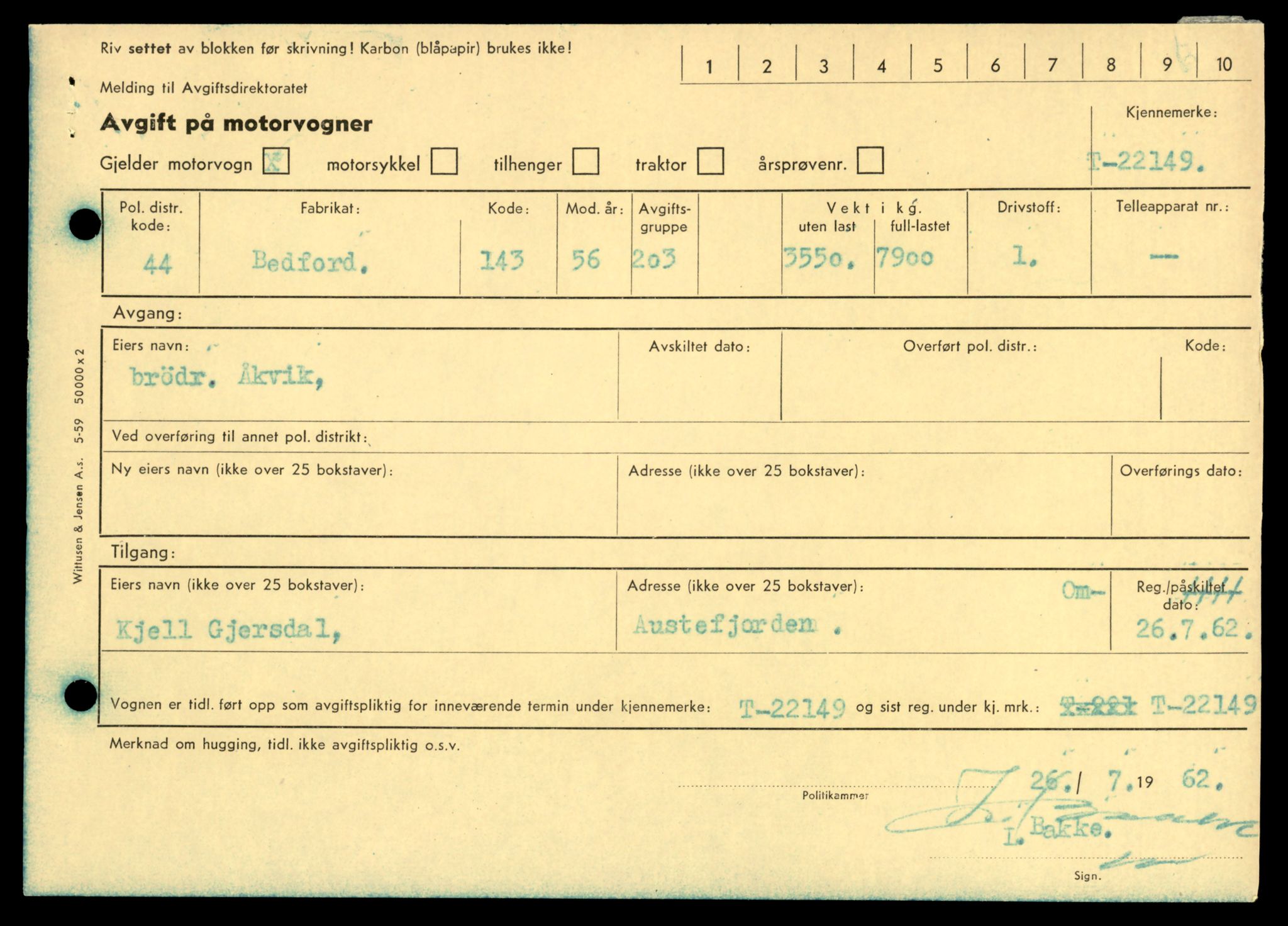 Møre og Romsdal vegkontor - Ålesund trafikkstasjon, SAT/A-4099/F/Fe/L0032: Registreringskort for kjøretøy T 11997 - T 12149, 1927-1998, p. 747