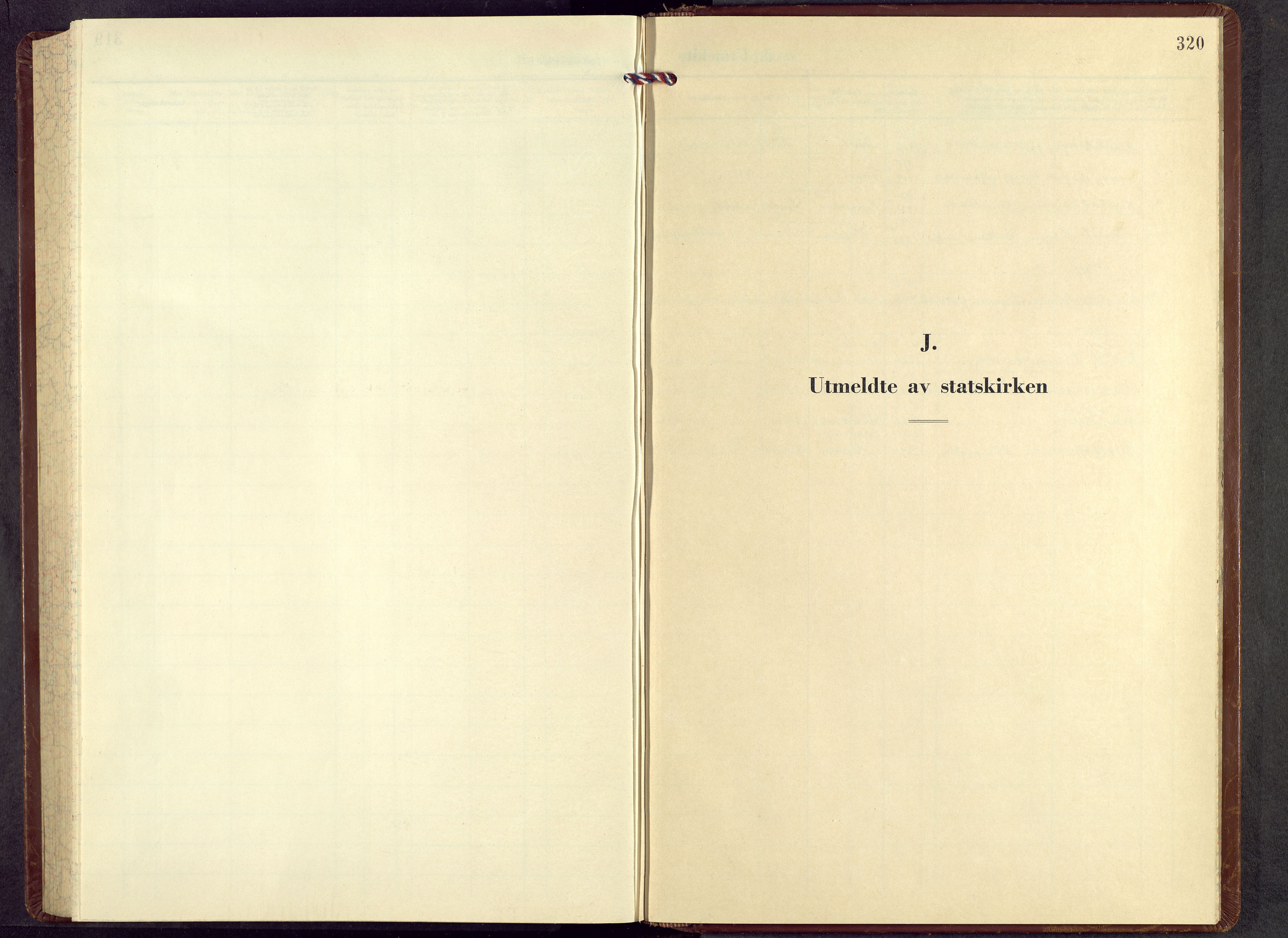 Ringsaker prestekontor, AV/SAH-PREST-014/L/La/L0022: Parish register (copy) no. 22, 1957-1966, p. 320