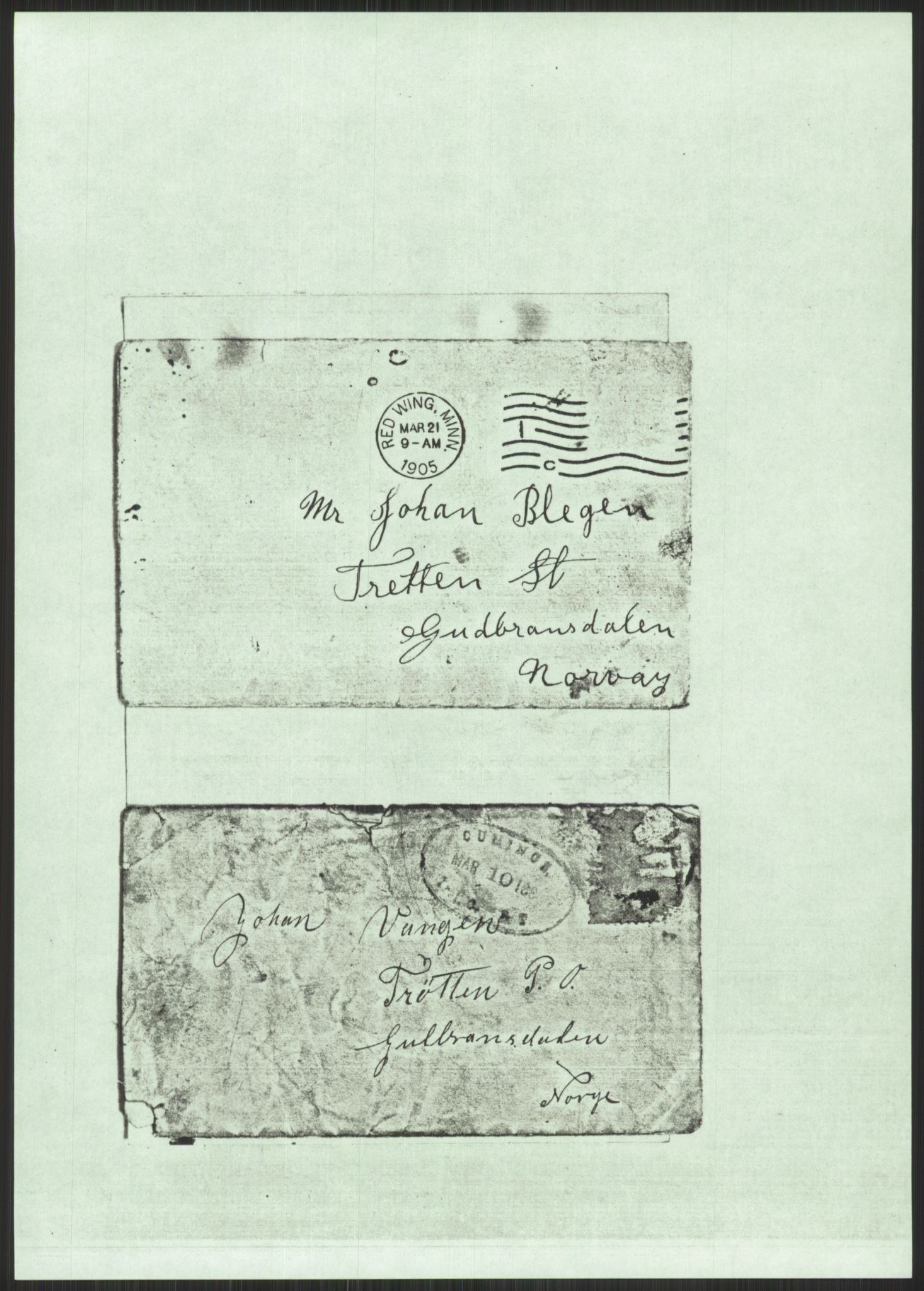 Samlinger til kildeutgivelse, Amerikabrevene, AV/RA-EA-4057/F/L0014: Innlån fra Oppland: Nyberg - Slettahaugen, 1838-1914, p. 203