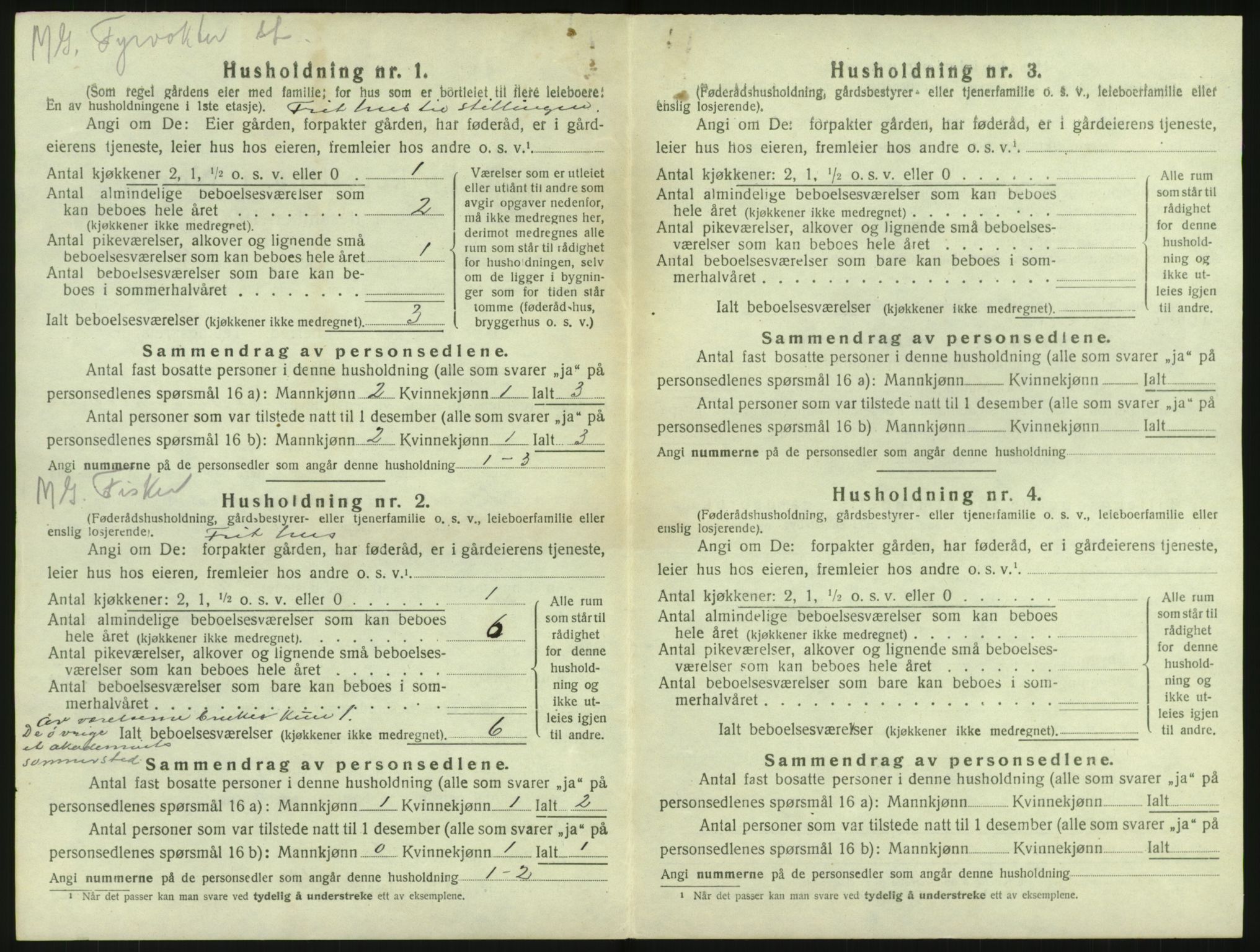 SAKO, 1920 census for Fredriksvern, 1920, p. 28