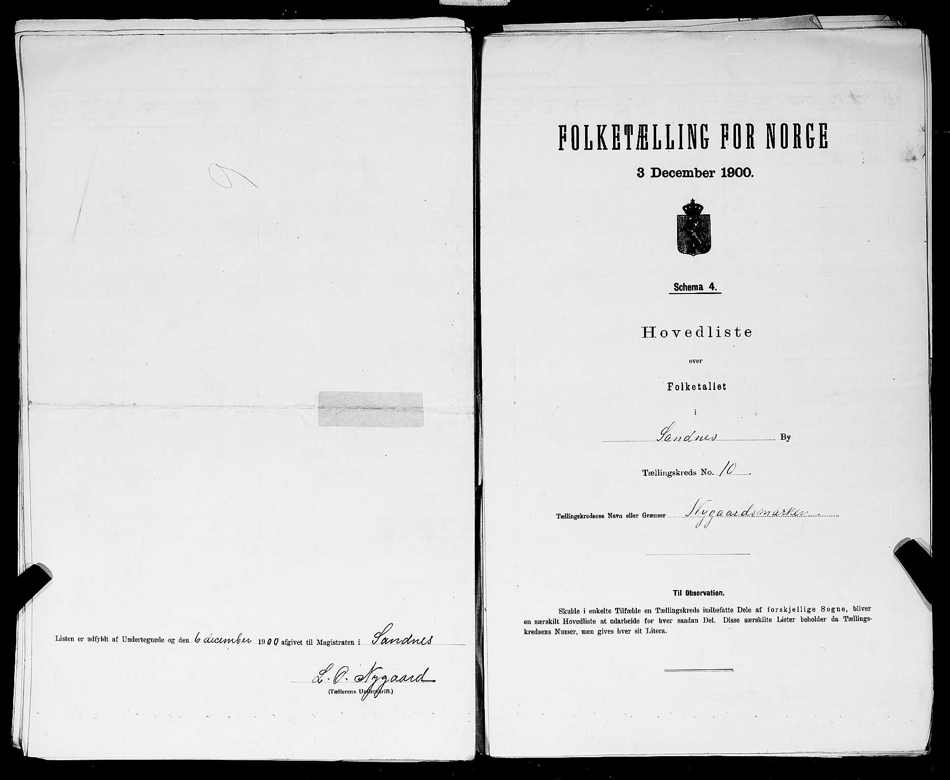 SAST, 1900 census for Sandnes, 1900, p. 35