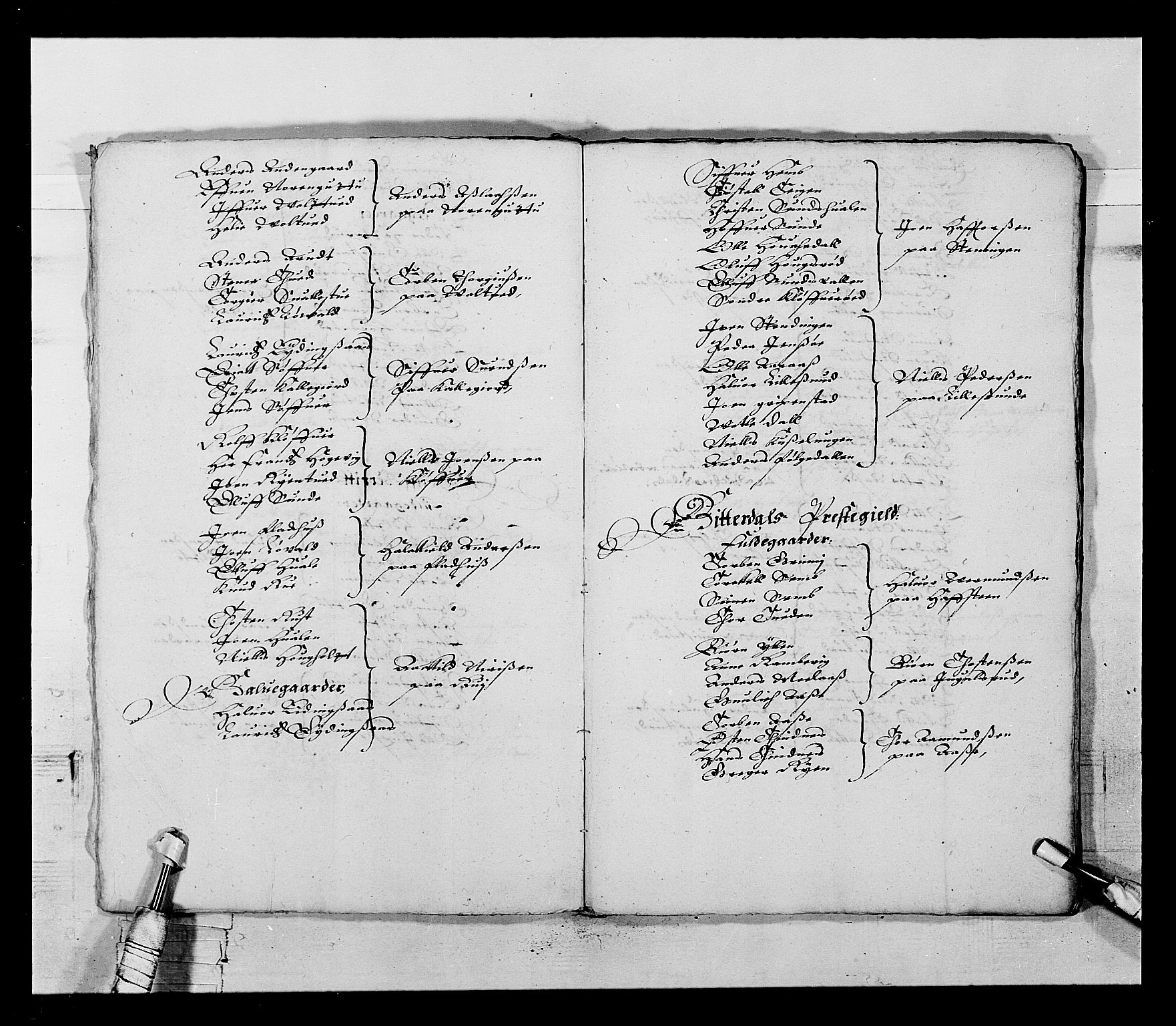 Stattholderembetet 1572-1771, AV/RA-EA-2870/Ek/L0022/0005: Jordebøker 1633-1658: / En liste over soldatlegg og en liste over gårder i Bratsberg len, 1642-1644, p. 8