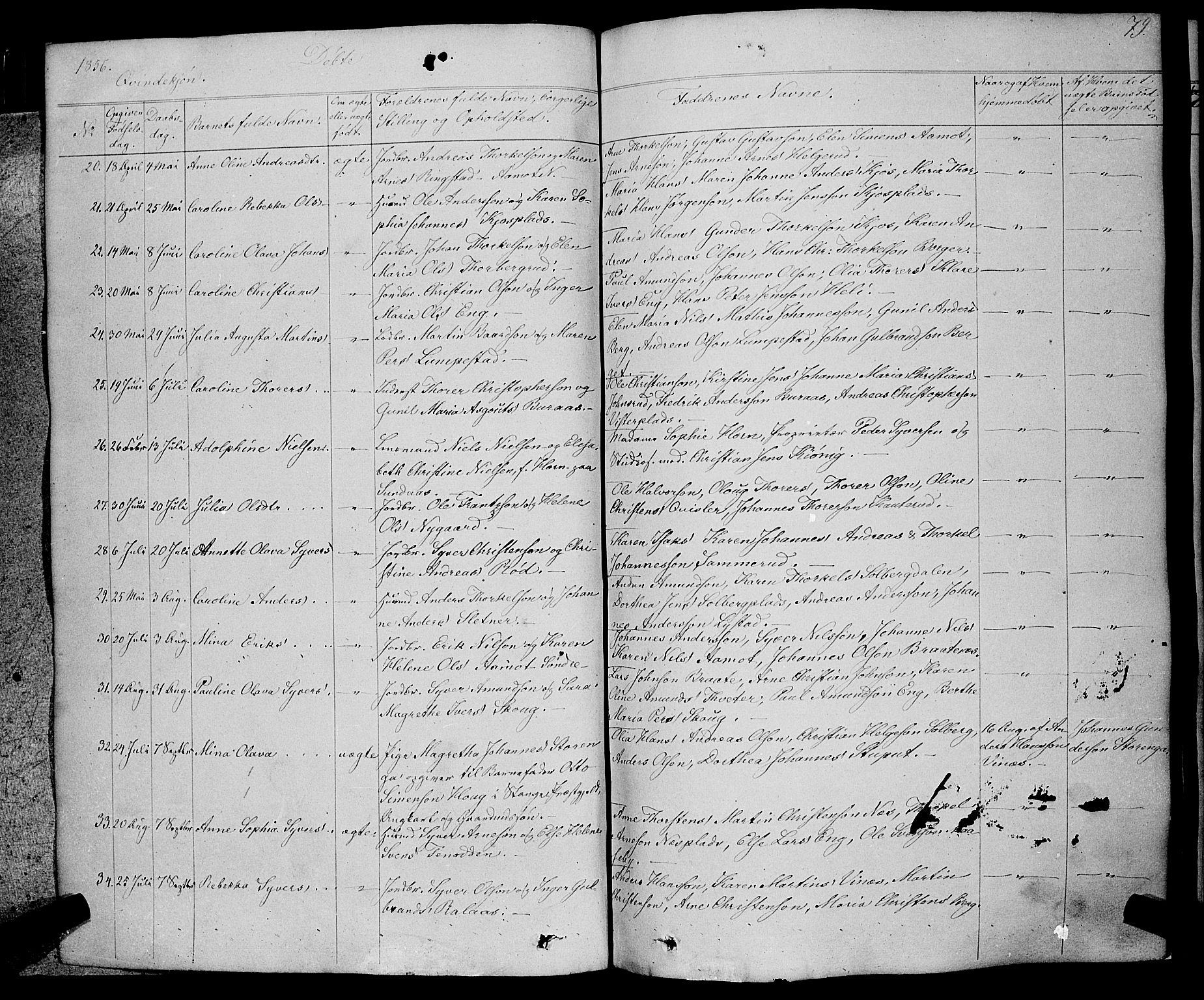 Skiptvet prestekontor Kirkebøker, AV/SAO-A-20009/F/Fa/L0006: Parish register (official) no. 6, 1839-1860, p. 79