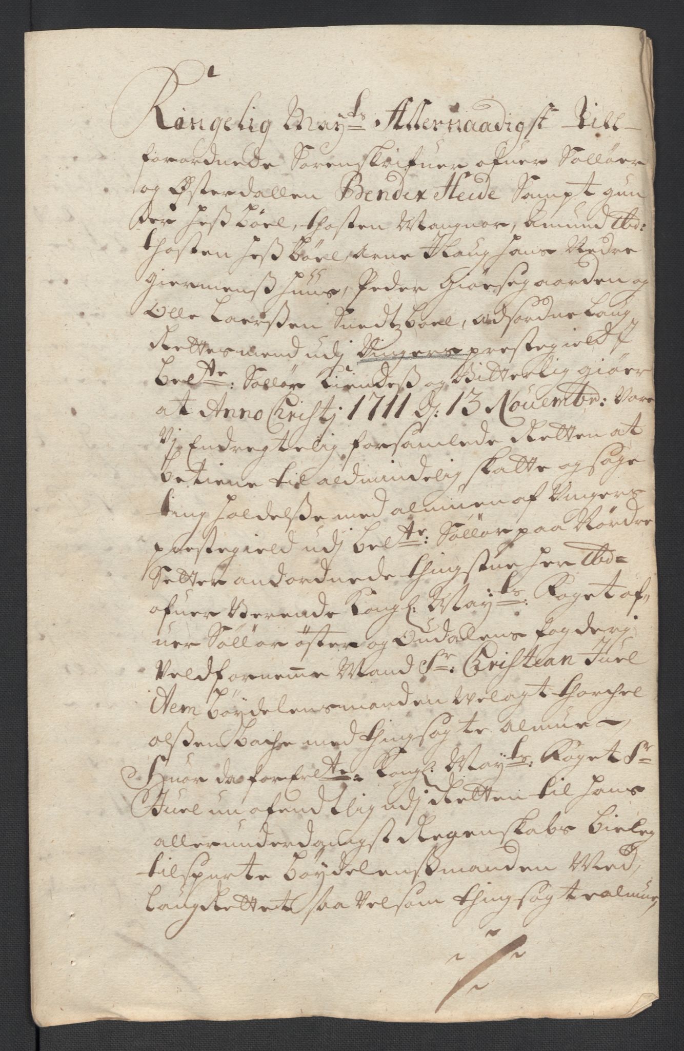 Rentekammeret inntil 1814, Reviderte regnskaper, Fogderegnskap, AV/RA-EA-4092/R13/L0848: Fogderegnskap Solør, Odal og Østerdal, 1711, p. 30