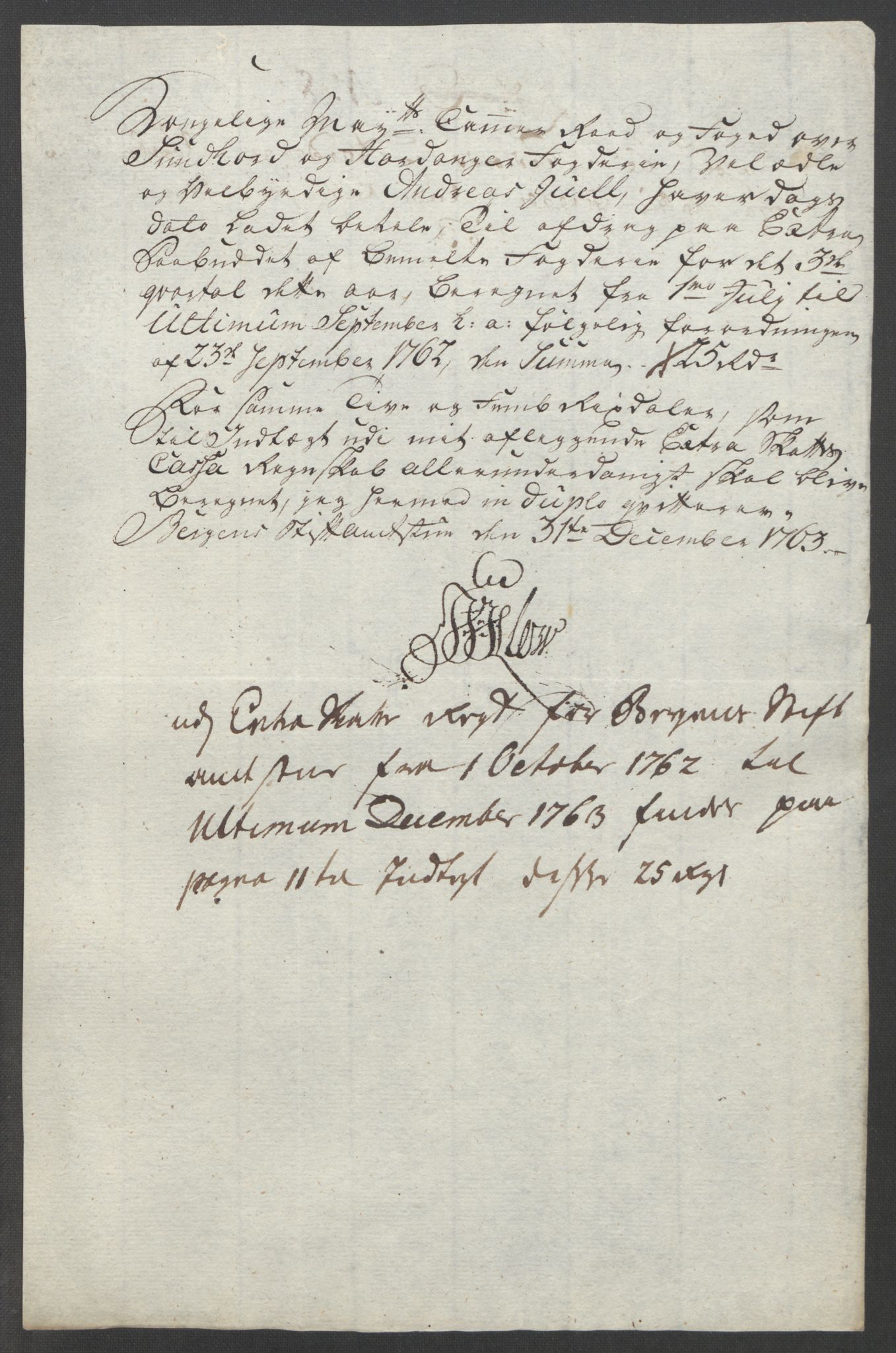 Rentekammeret inntil 1814, Reviderte regnskaper, Fogderegnskap, AV/RA-EA-4092/R48/L3136: Ekstraskatten Sunnhordland og Hardanger, 1762-1772, p. 41