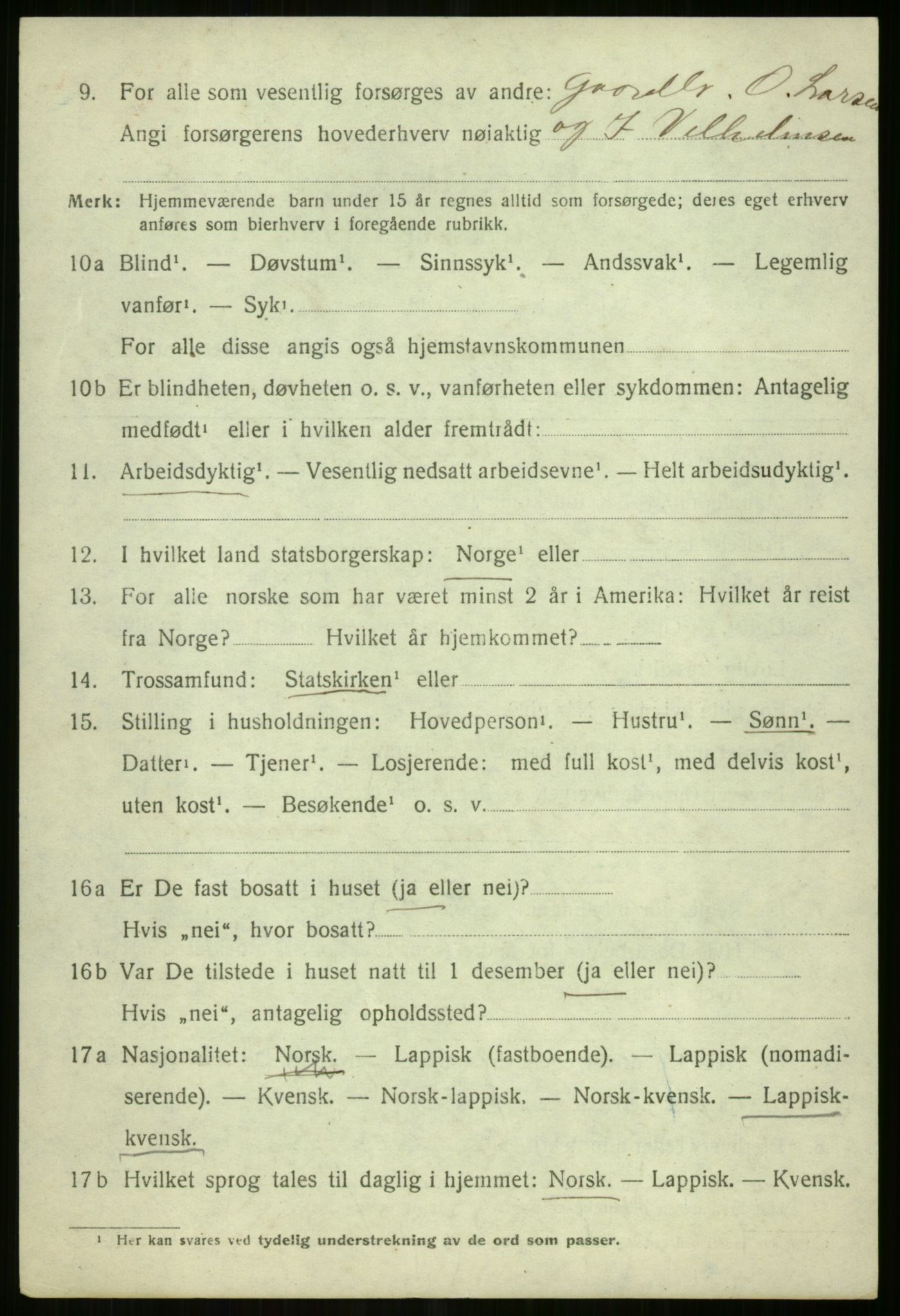 SATØ, 1920 census for Tromsøysund, 1920, p. 10765
