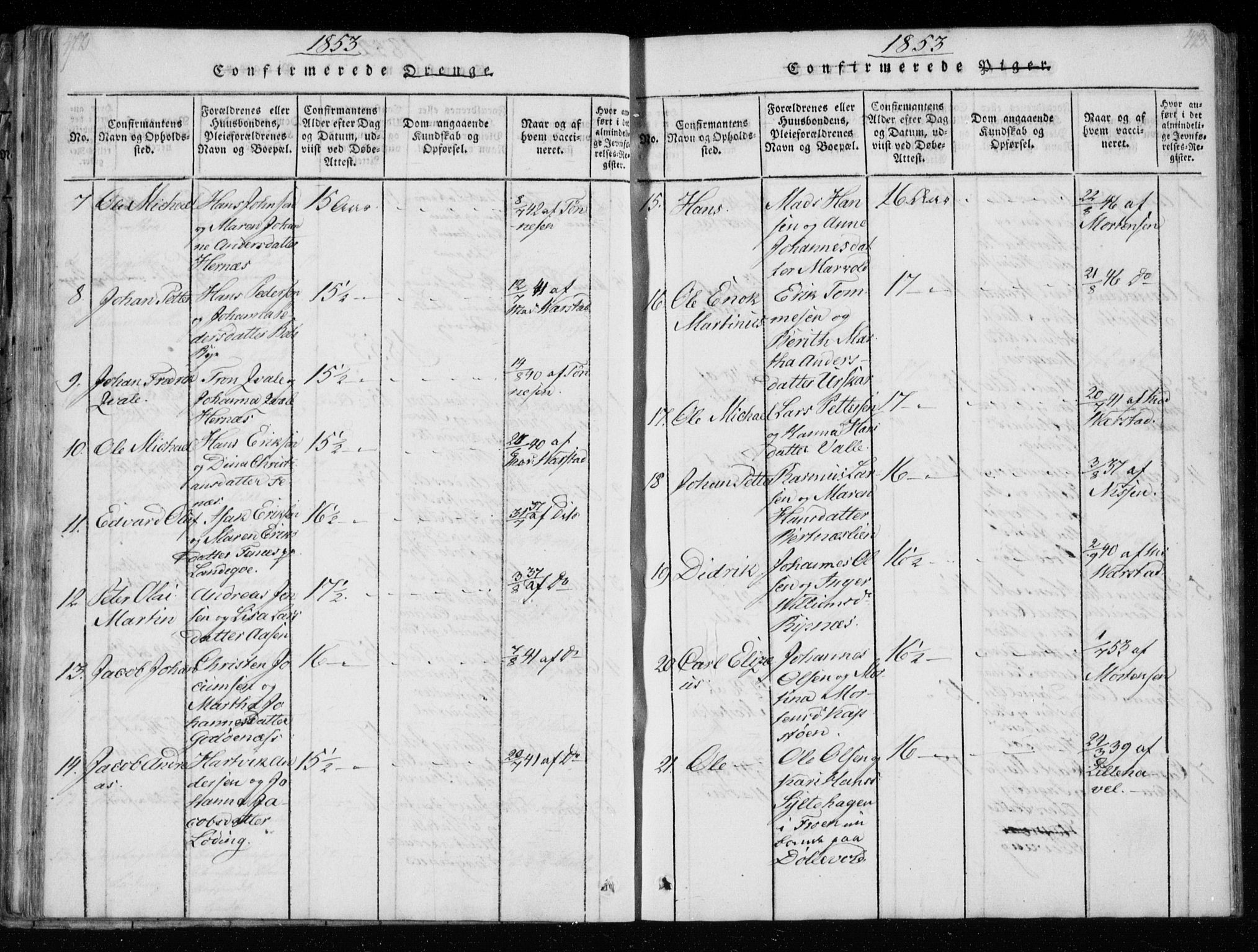 Ministerialprotokoller, klokkerbøker og fødselsregistre - Nordland, AV/SAT-A-1459/801/L0026: Parish register (copy) no. 801C01, 1820-1855, p. 472-473