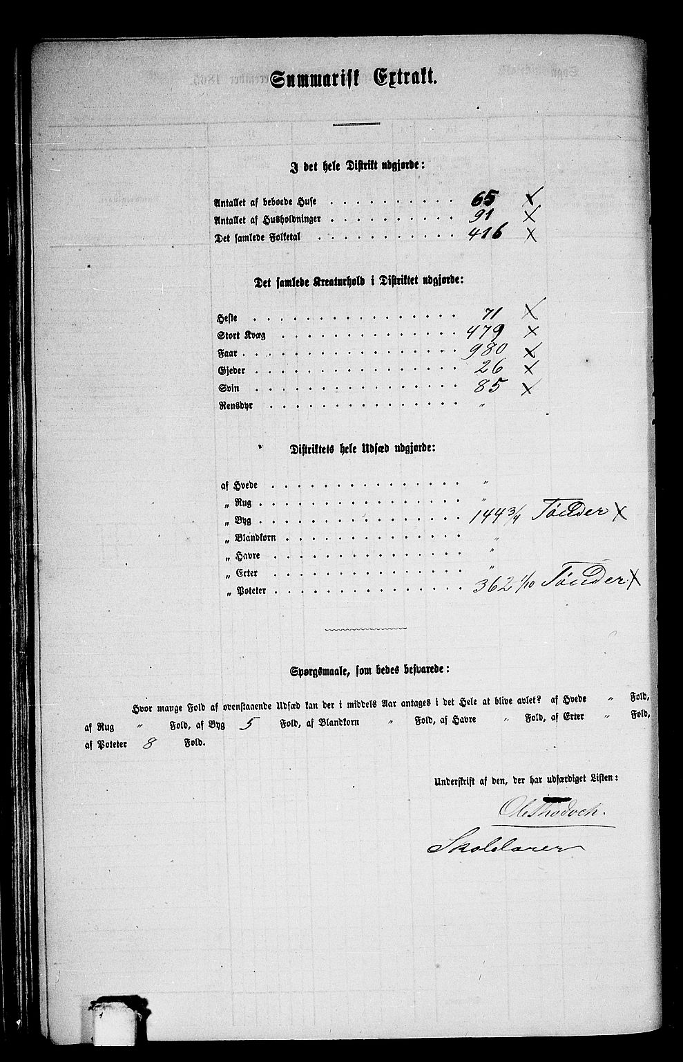 RA, 1865 census for Hafslo, 1865, p. 41