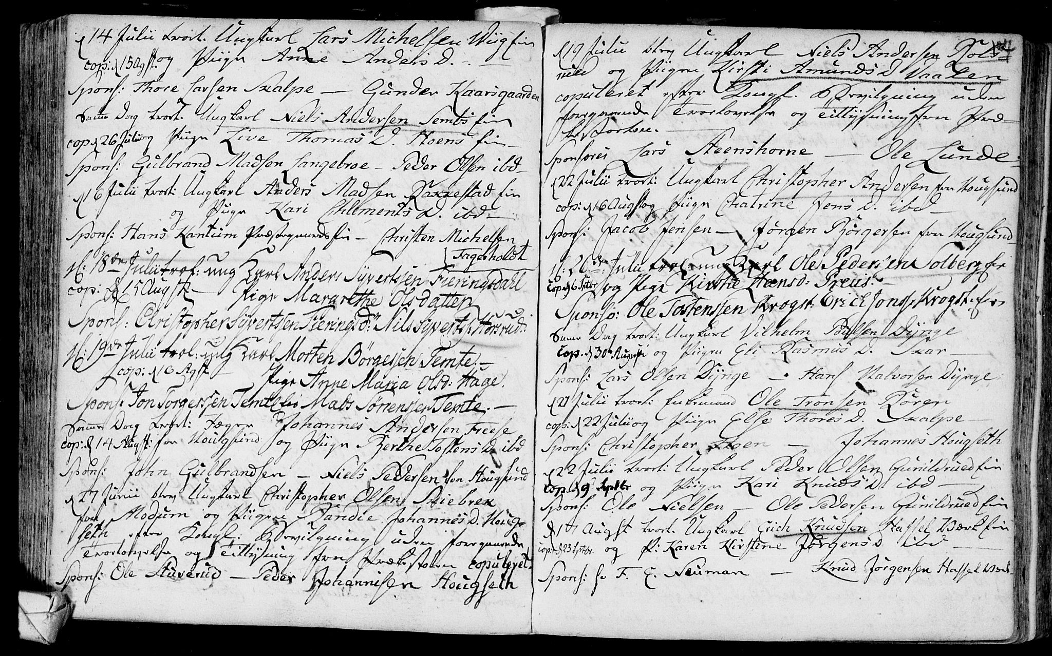 Eiker kirkebøker, AV/SAKO-A-4/F/Fa/L0007: Parish register (official) no. I 7 /1, 1733-1808, p. 127