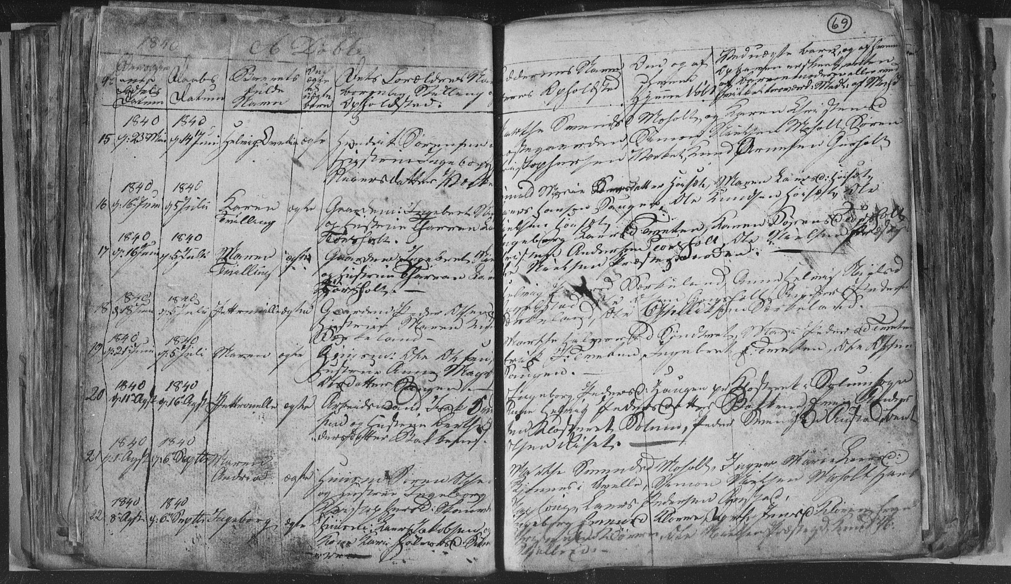Siljan kirkebøker, SAKO/A-300/G/Ga/L0001: Parish register (copy) no. 1, 1827-1847, p. 69