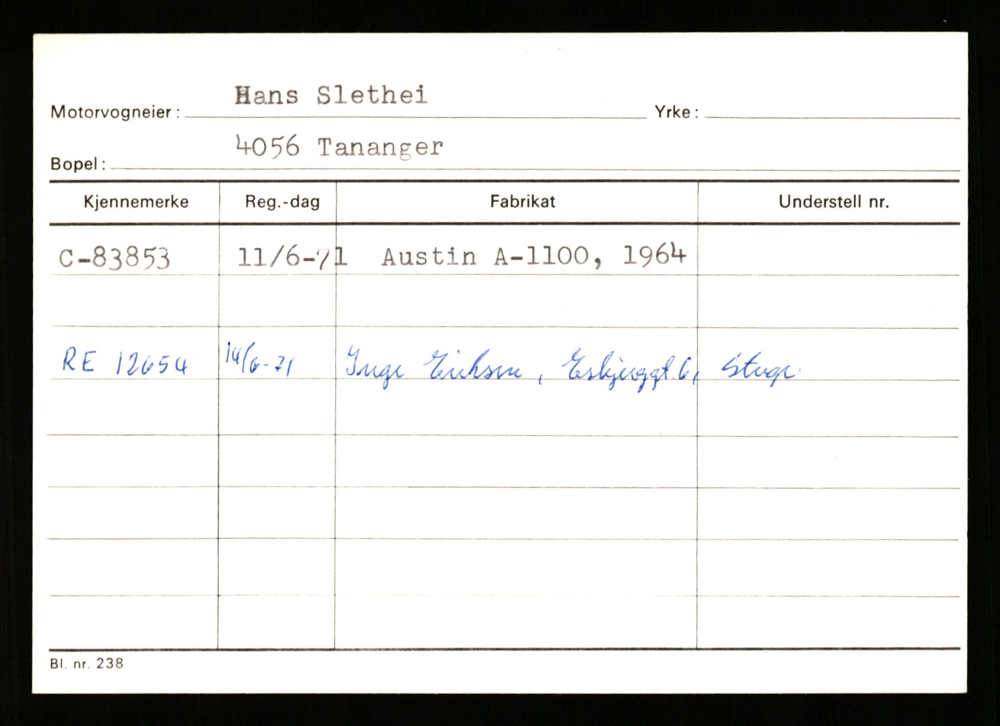 Stavanger trafikkstasjon, AV/SAST-A-101942/0/G/L0008: Registreringsnummer: 67519 - 84533, 1930-1971, p. 2990