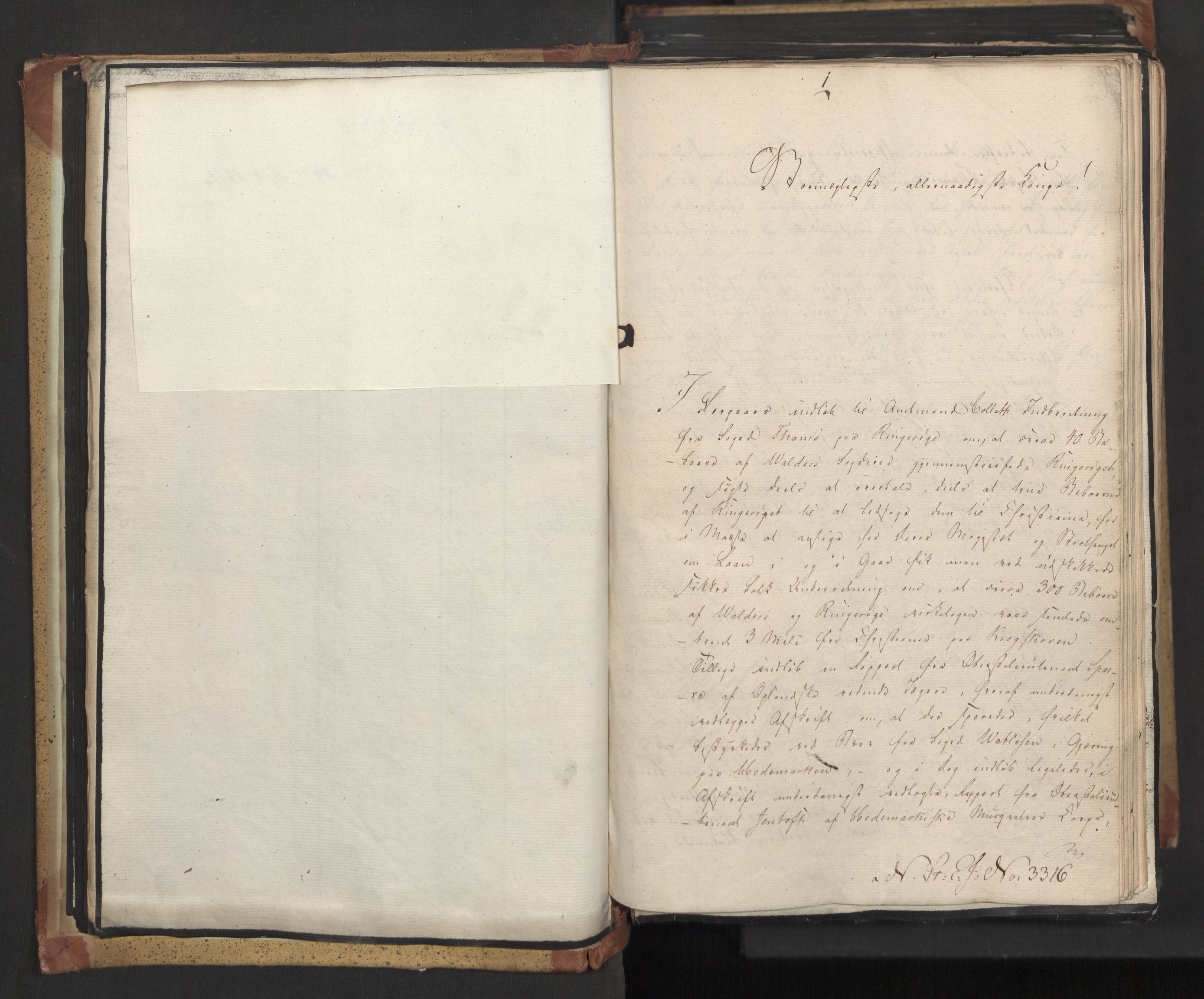 Statsrådsavdelingen i Stockholm, RA/S-1003/D/Da/L0016: Regjeringsinnstillinger nr. 3101-3468, 1818, p. 33