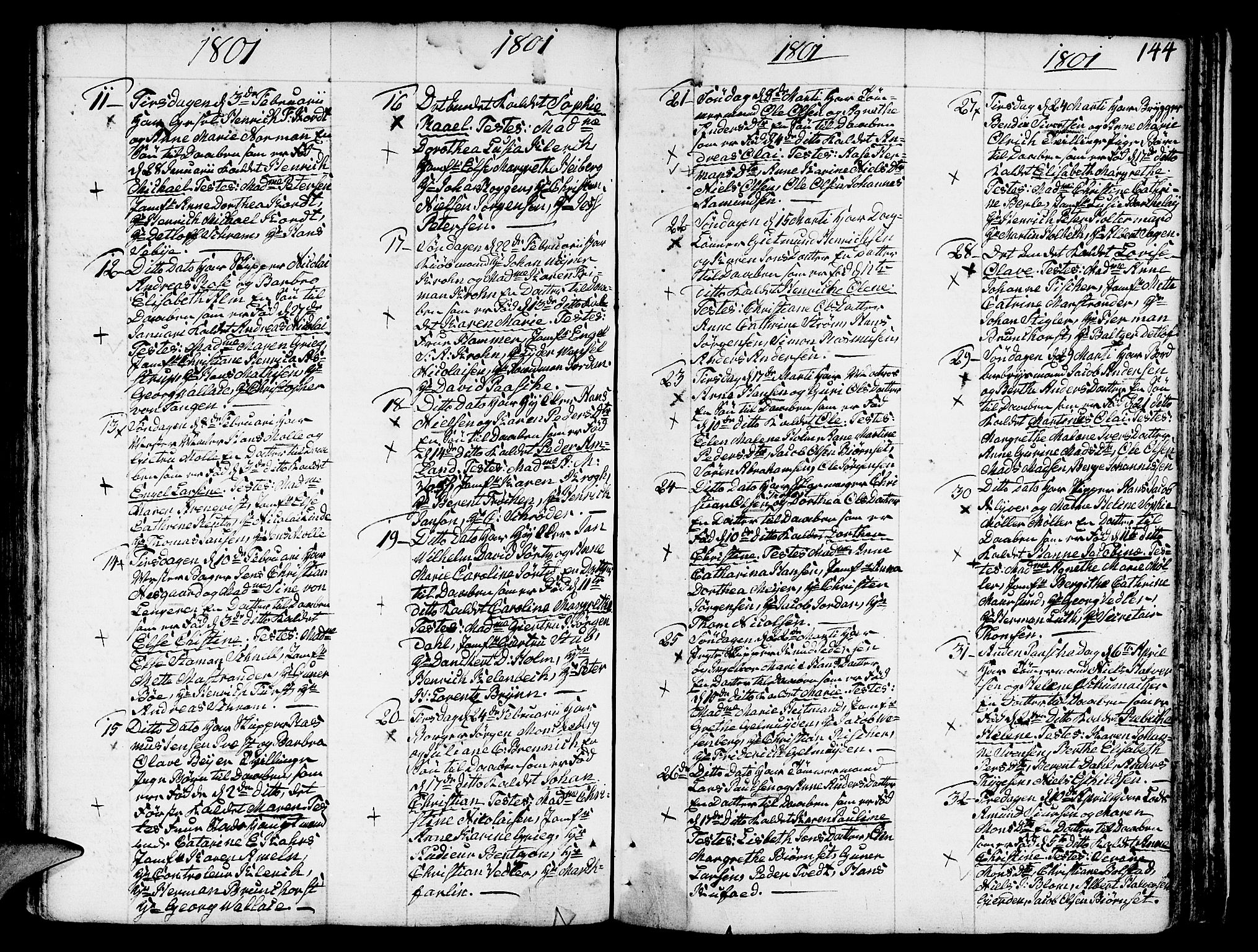 Nykirken Sokneprestembete, AV/SAB-A-77101/H/Haa/L0005: Parish register (official) no. A 5, 1775-1808, p. 144