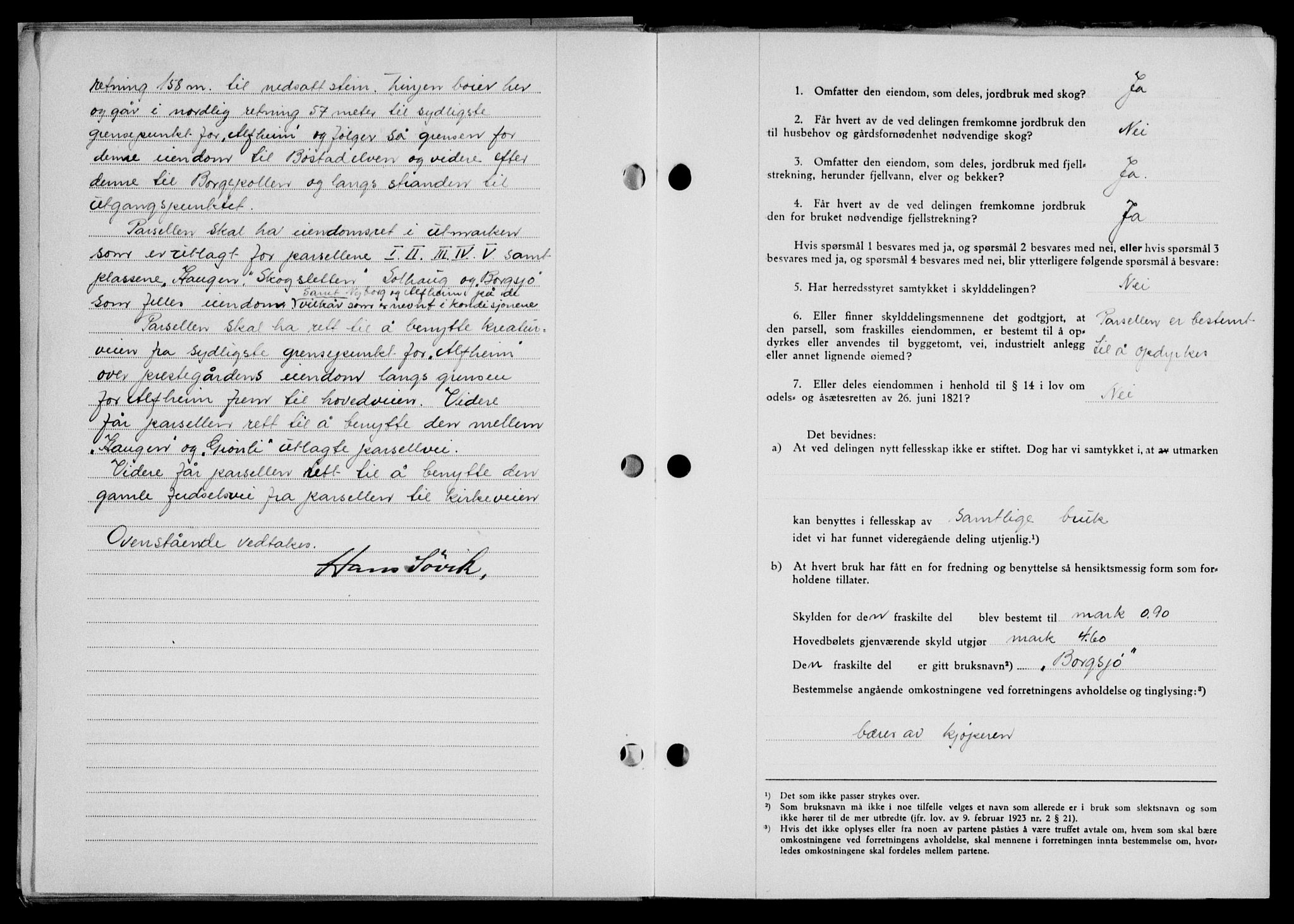 Lofoten sorenskriveri, SAT/A-0017/1/2/2C/L0010a: Mortgage book no. 10a, 1942-1943, Diary no: : 1661/1942