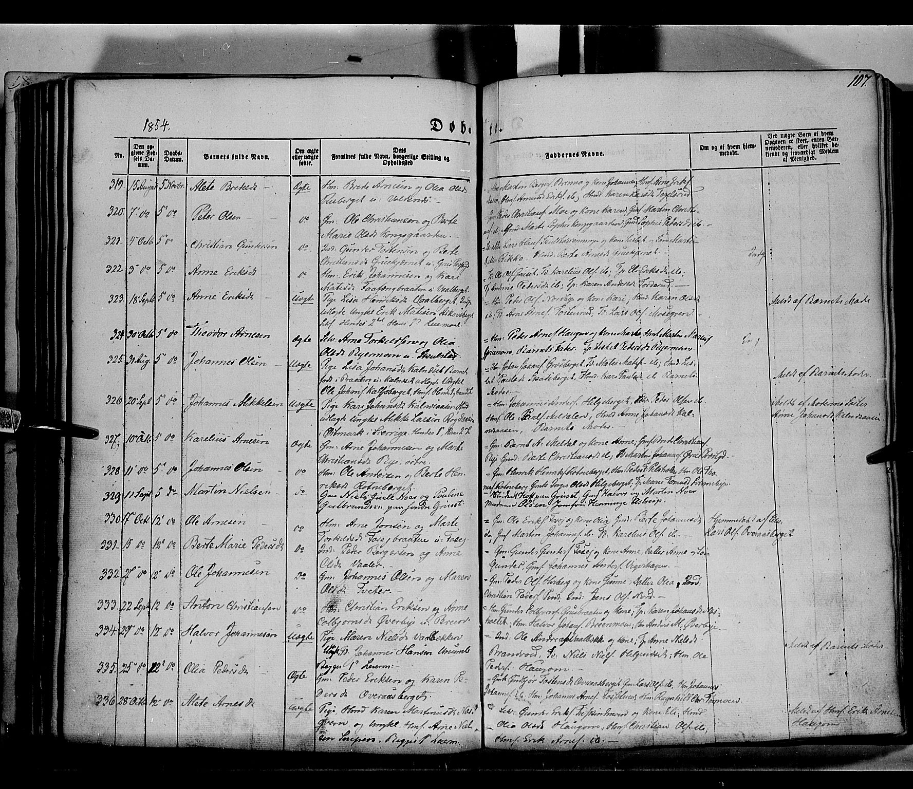 Grue prestekontor, AV/SAH-PREST-036/H/Ha/Haa/L0008: Parish register (official) no. 8, 1847-1858, p. 107