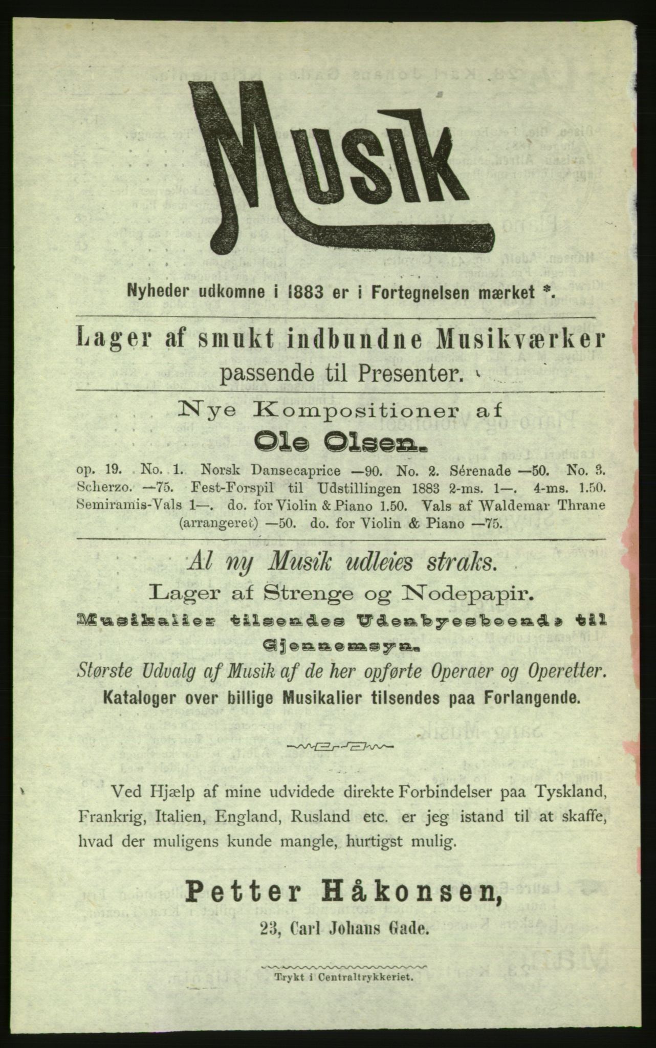 Kristiania/Oslo adressebok, PUBL/-, 1884