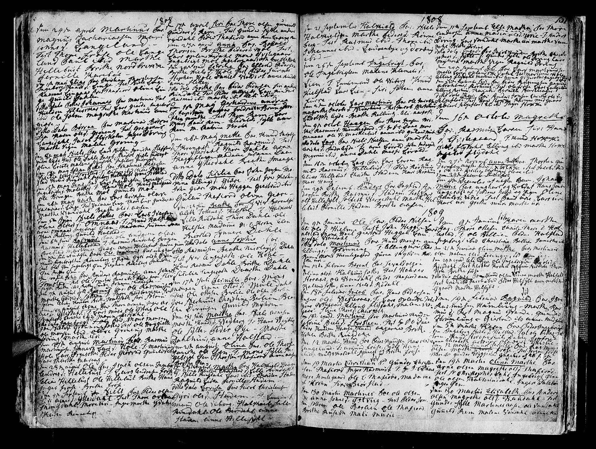 Ministerialprotokoller, klokkerbøker og fødselsregistre - Møre og Romsdal, AV/SAT-A-1454/519/L0245: Parish register (official) no. 519A04, 1774-1816, p. 131