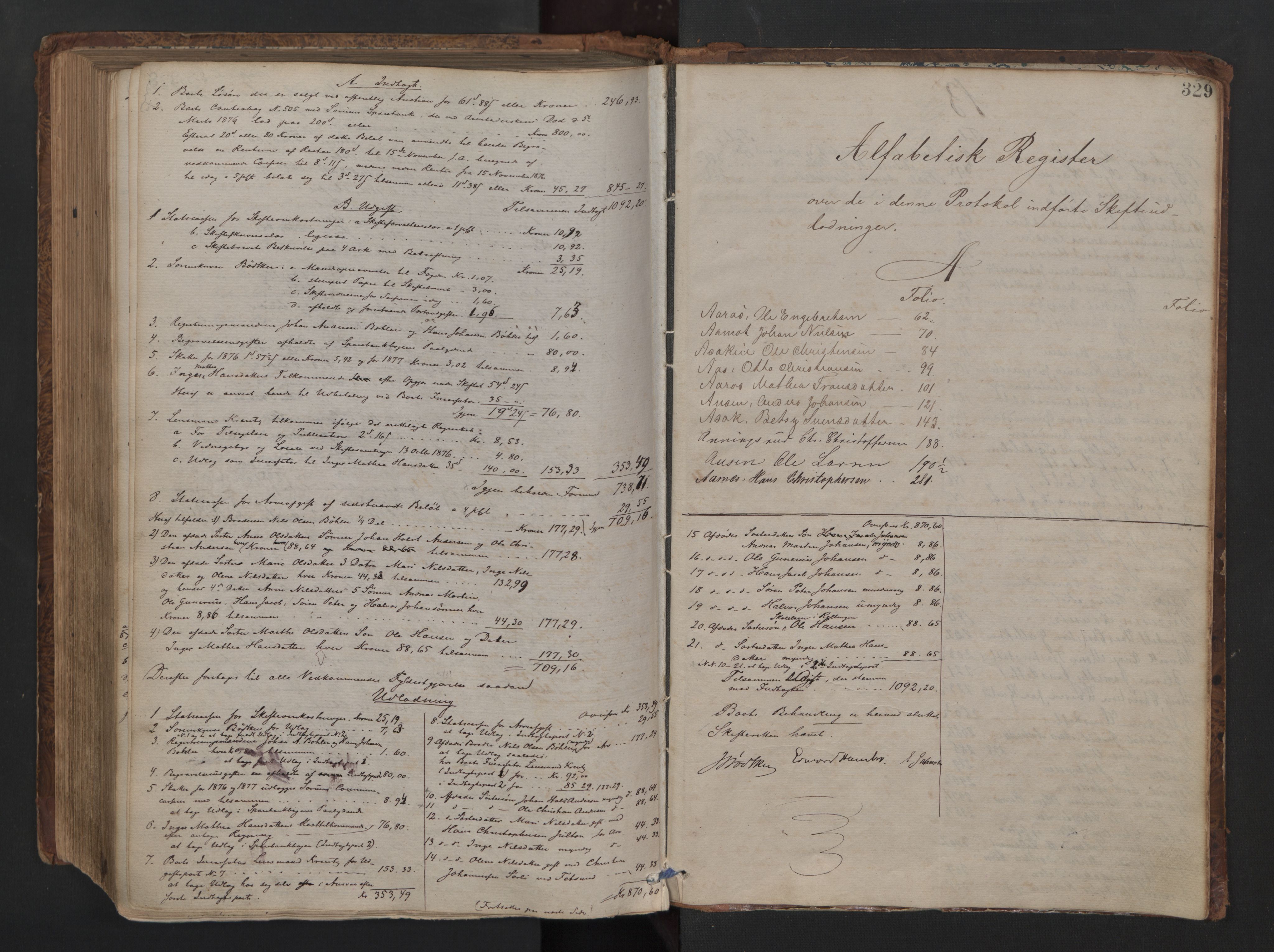 Nedre Romerike sorenskriveri, AV/SAO-A-10469/H/He/Hec/L0006: Skifteutlodningsprotokoll, 1869-1877, p. 328b-329a