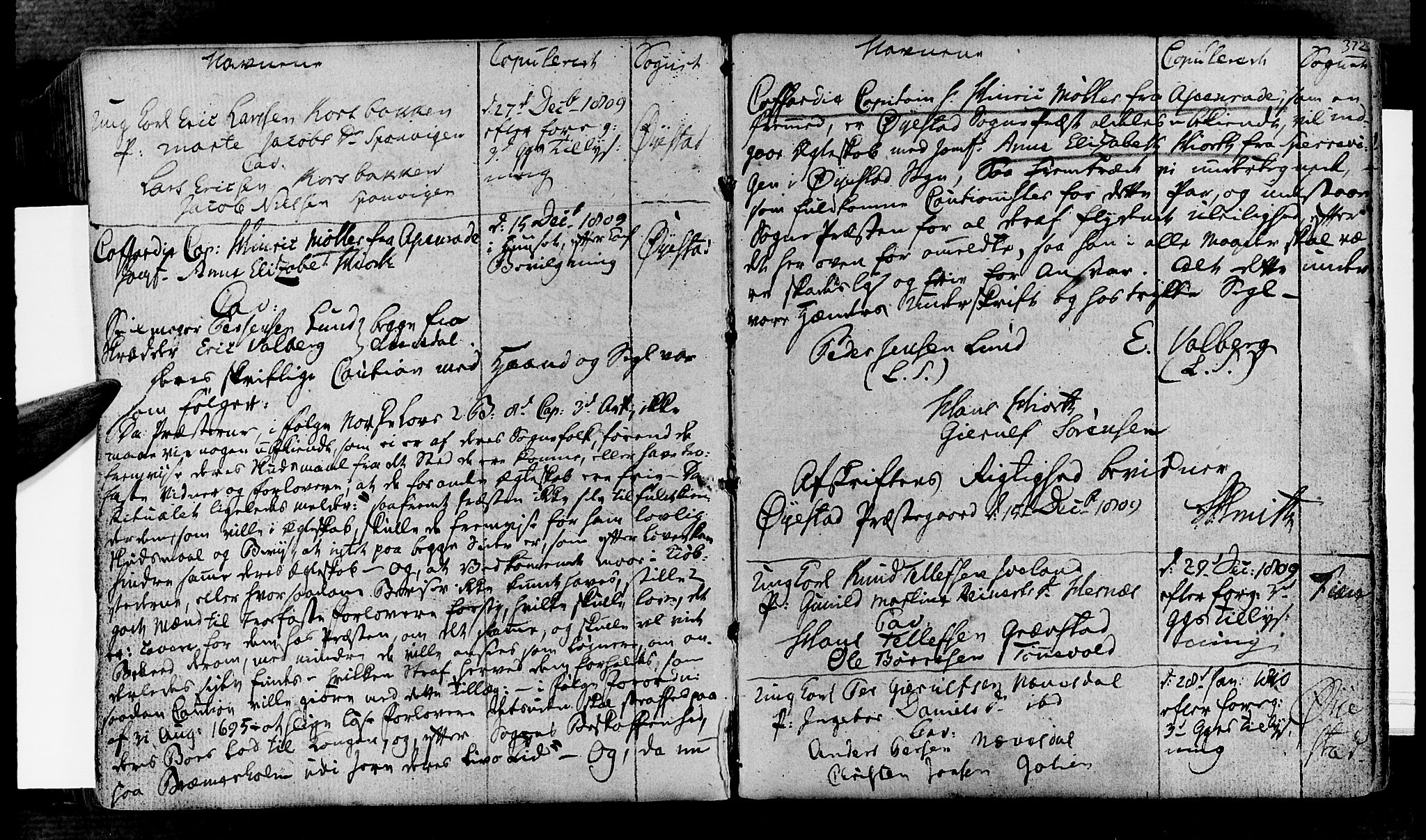 Øyestad sokneprestkontor, AV/SAK-1111-0049/F/Fa/L0011: Parish register (official) no. A 11, 1805-1824, p. 372