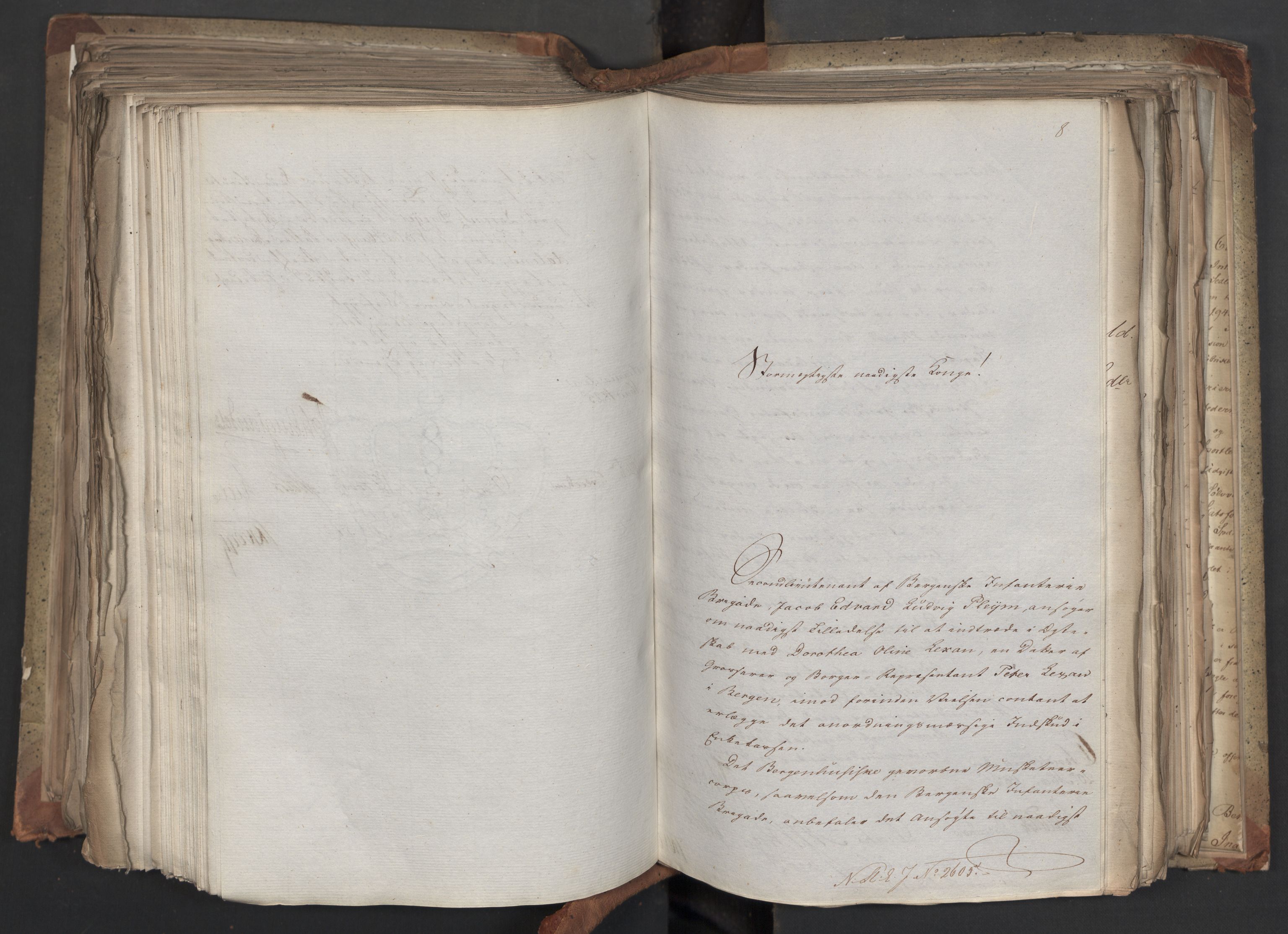 Statsrådsavdelingen i Stockholm, AV/RA-S-1003/D/Da/L0042: Regjeringsinnstillinger nr. 2467-2705, 1825, p. 401
