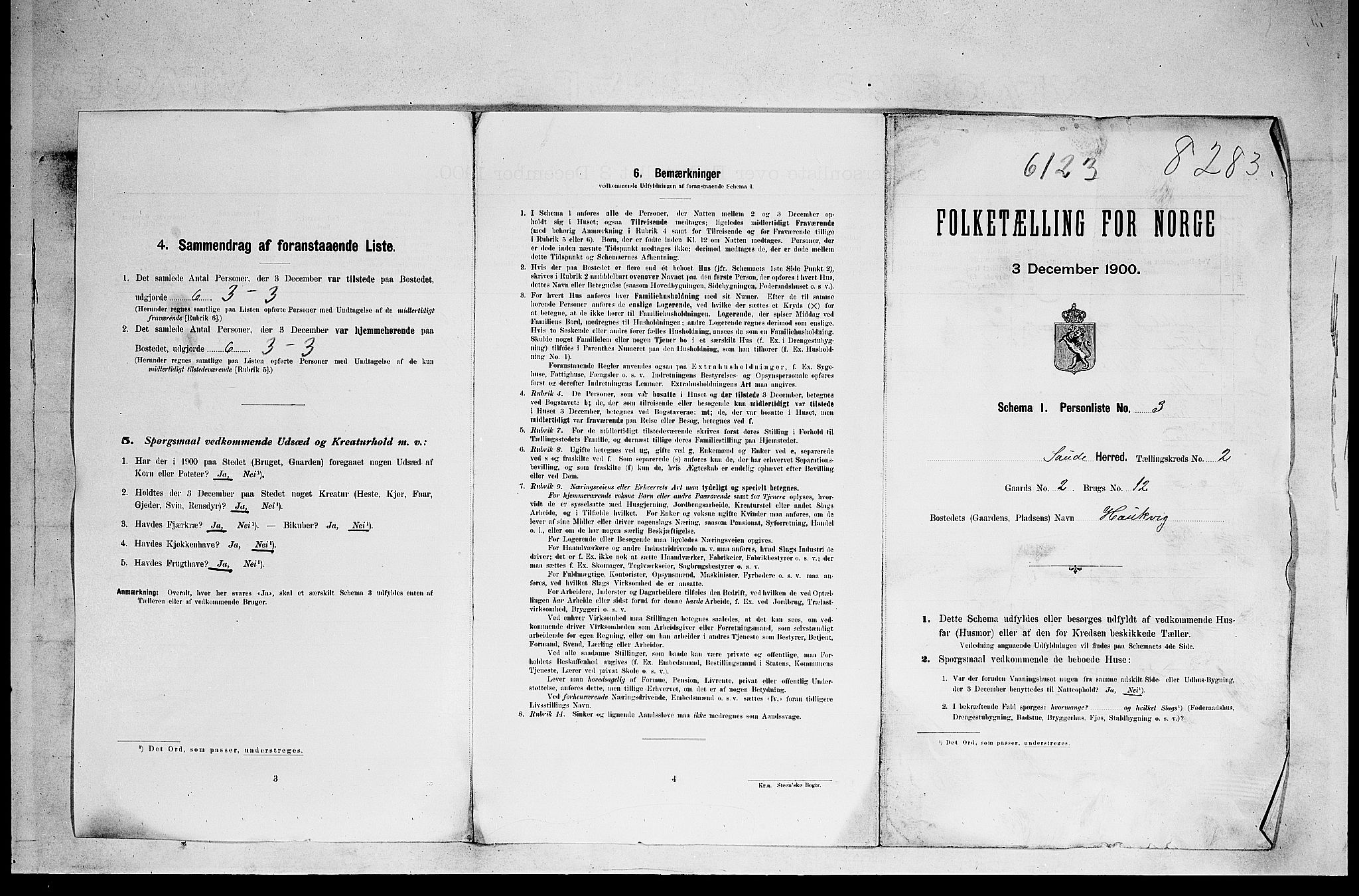 SAKO, 1900 census for Sauherad, 1900, p. 39