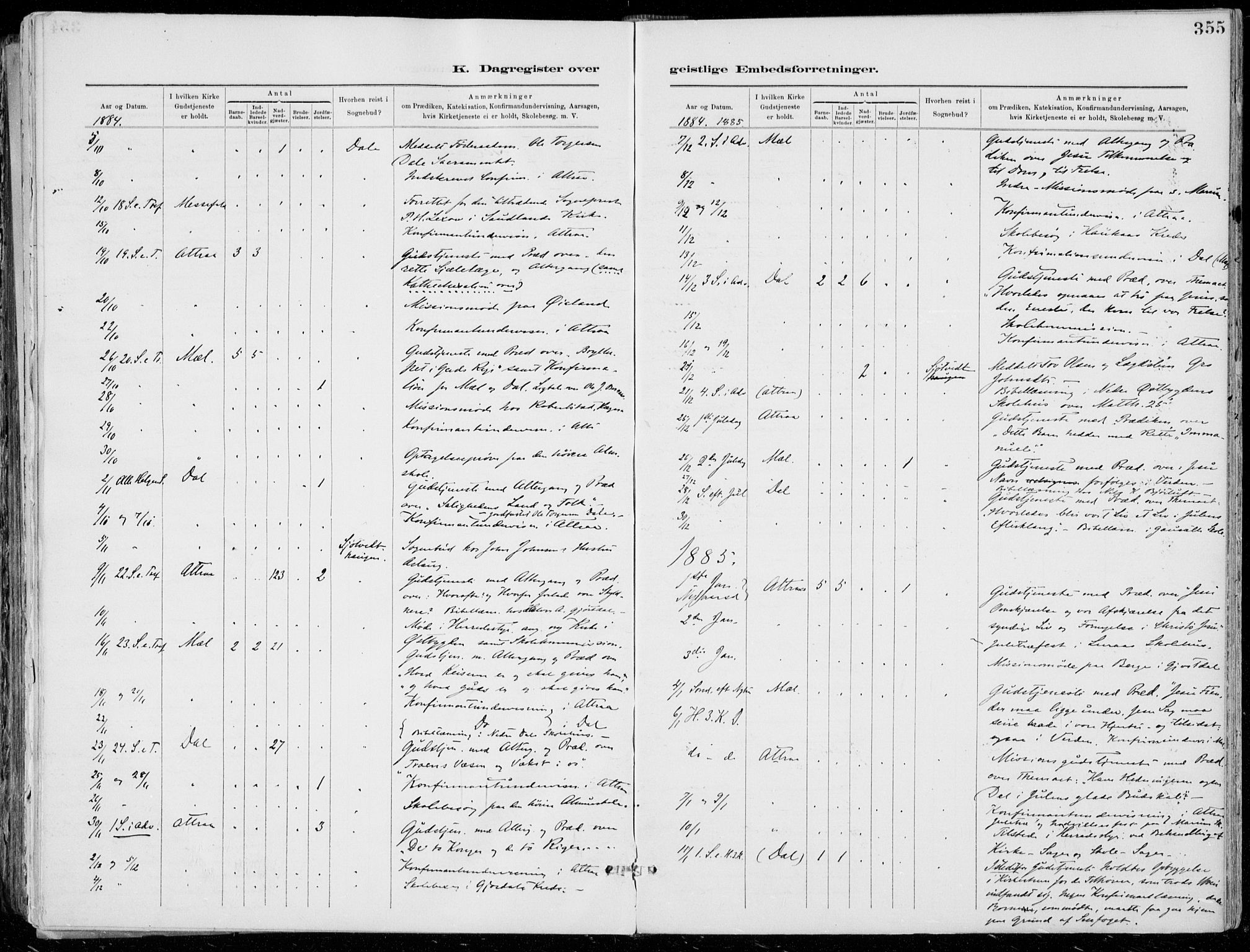 Tinn kirkebøker, AV/SAKO-A-308/F/Fa/L0007: Parish register (official) no. I 7, 1878-1922, p. 355