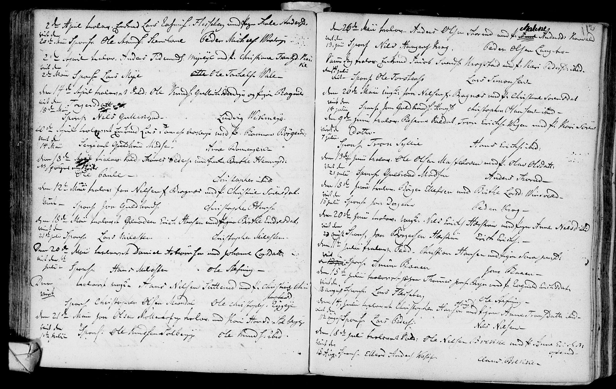 Eiker kirkebøker, AV/SAKO-A-4/F/Fa/L0007: Parish register (official) no. I 7 /1, 1733-1808, p. 112