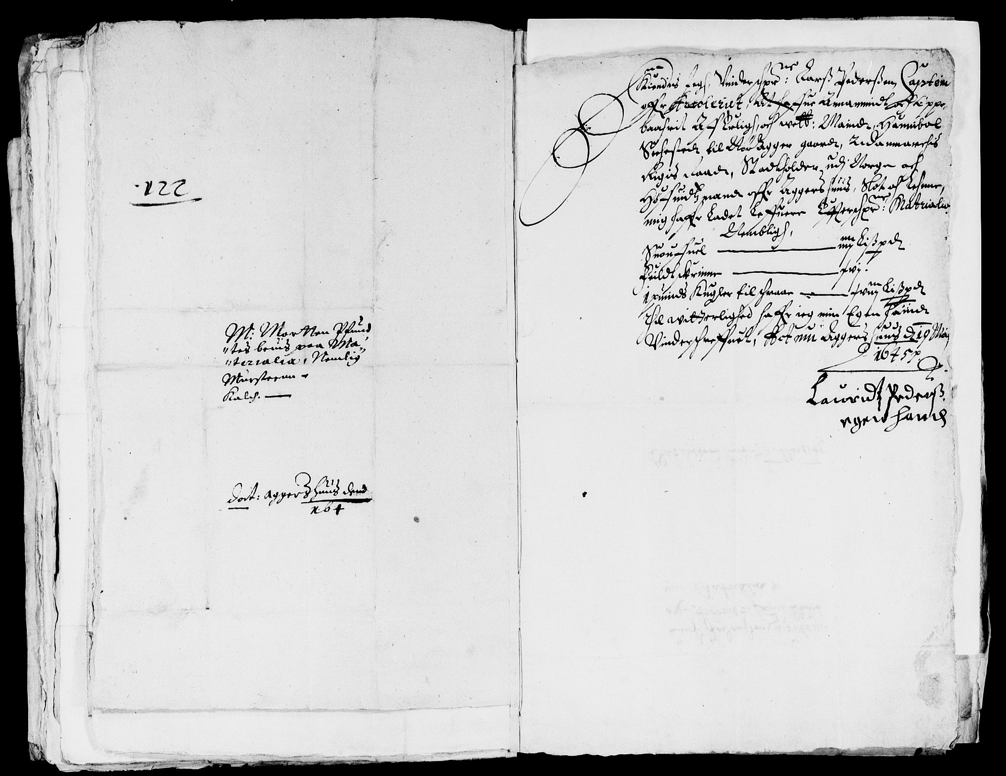Rentekammeret inntil 1814, Reviderte regnskaper, Lensregnskaper, AV/RA-EA-5023/R/Rb/Rba/L0185: Akershus len, 1645-1646