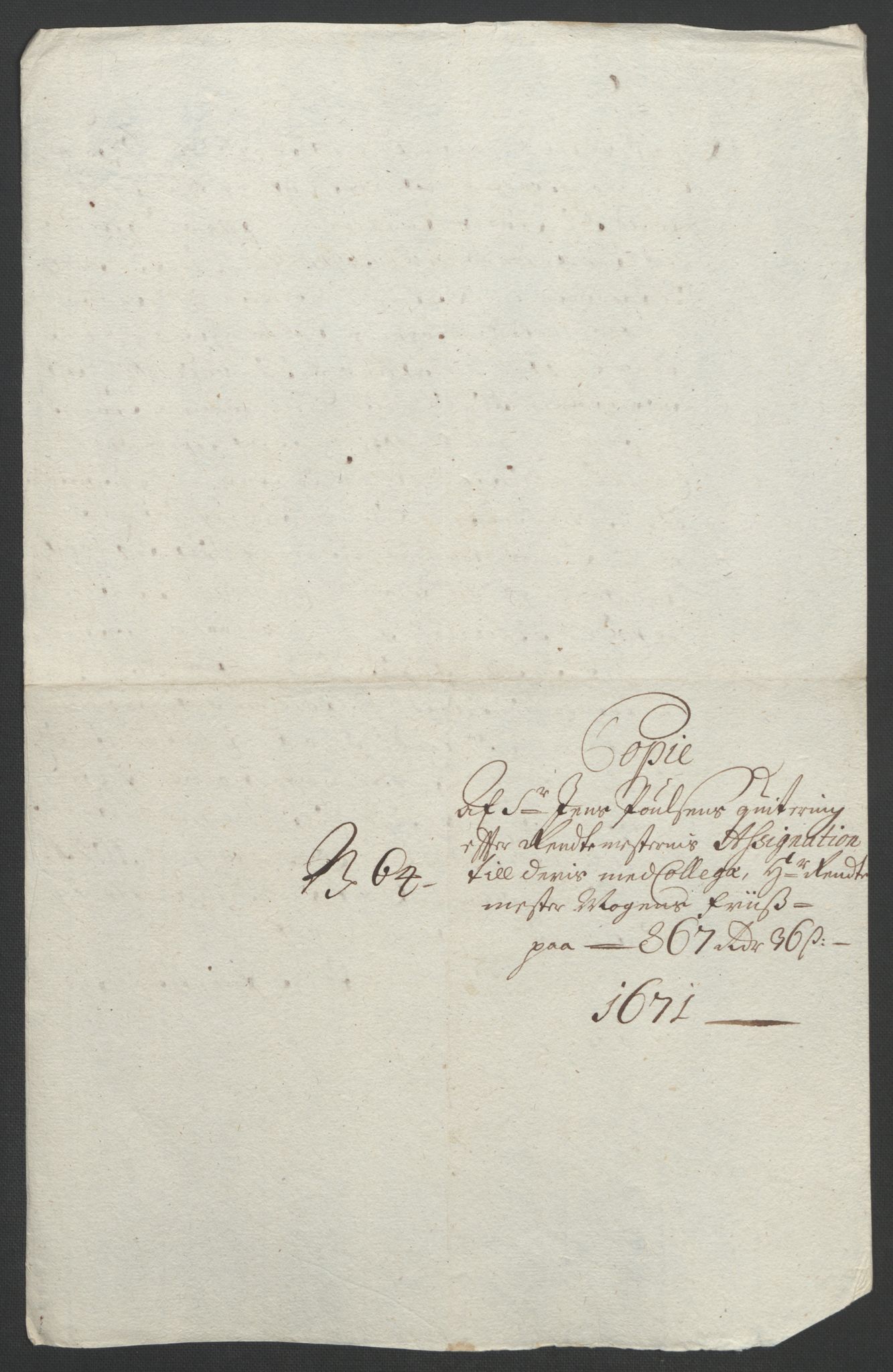 Rentekammeret inntil 1814, Reviderte regnskaper, Fogderegnskap, AV/RA-EA-4092/R32/L1842: Fogderegnskap Jarlsberg grevskap, 1664-1673, p. 162