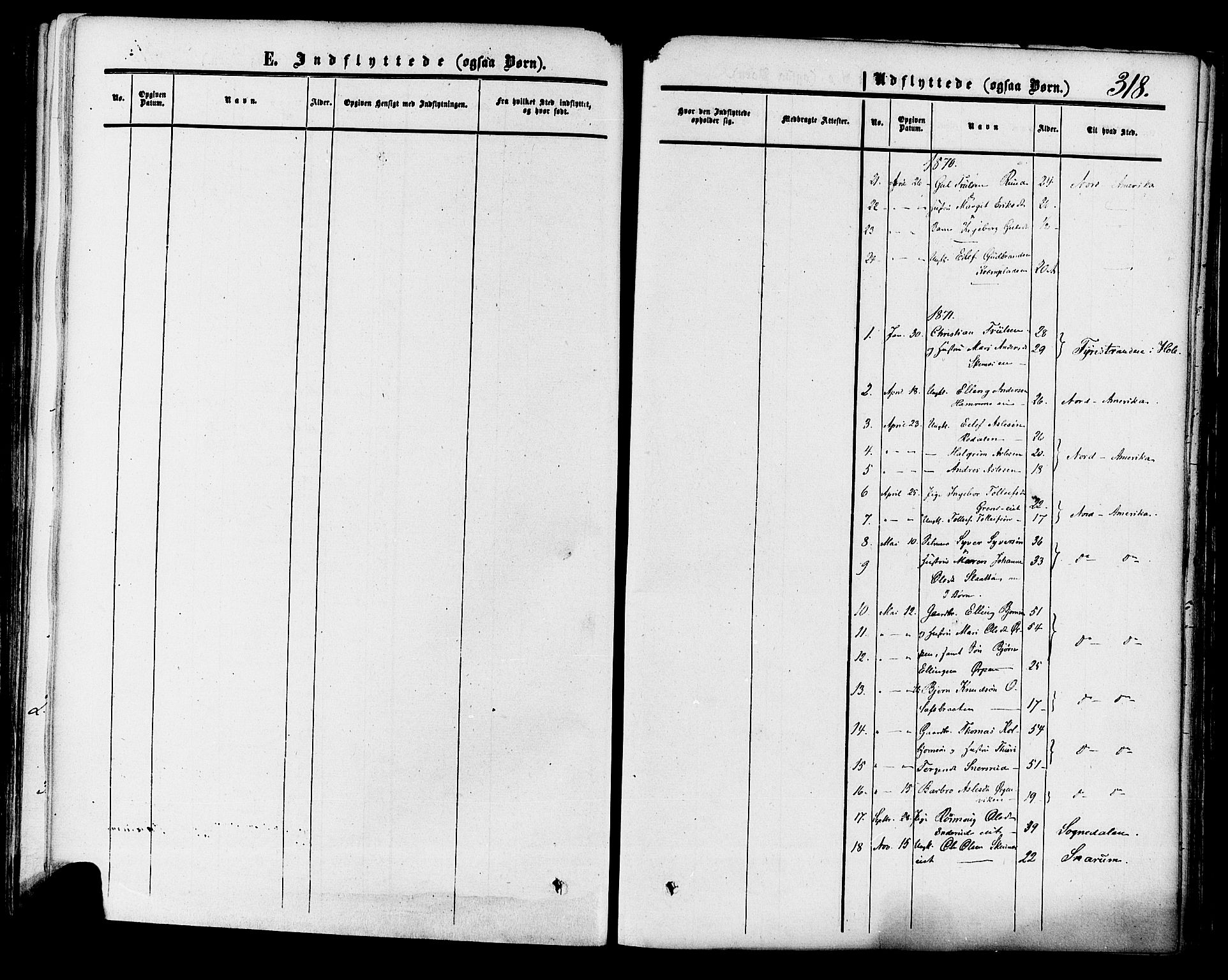 Krødsherad kirkebøker, SAKO/A-19/F/Fa/L0003: Parish register (official) no. 3, 1851-1872, p. 318