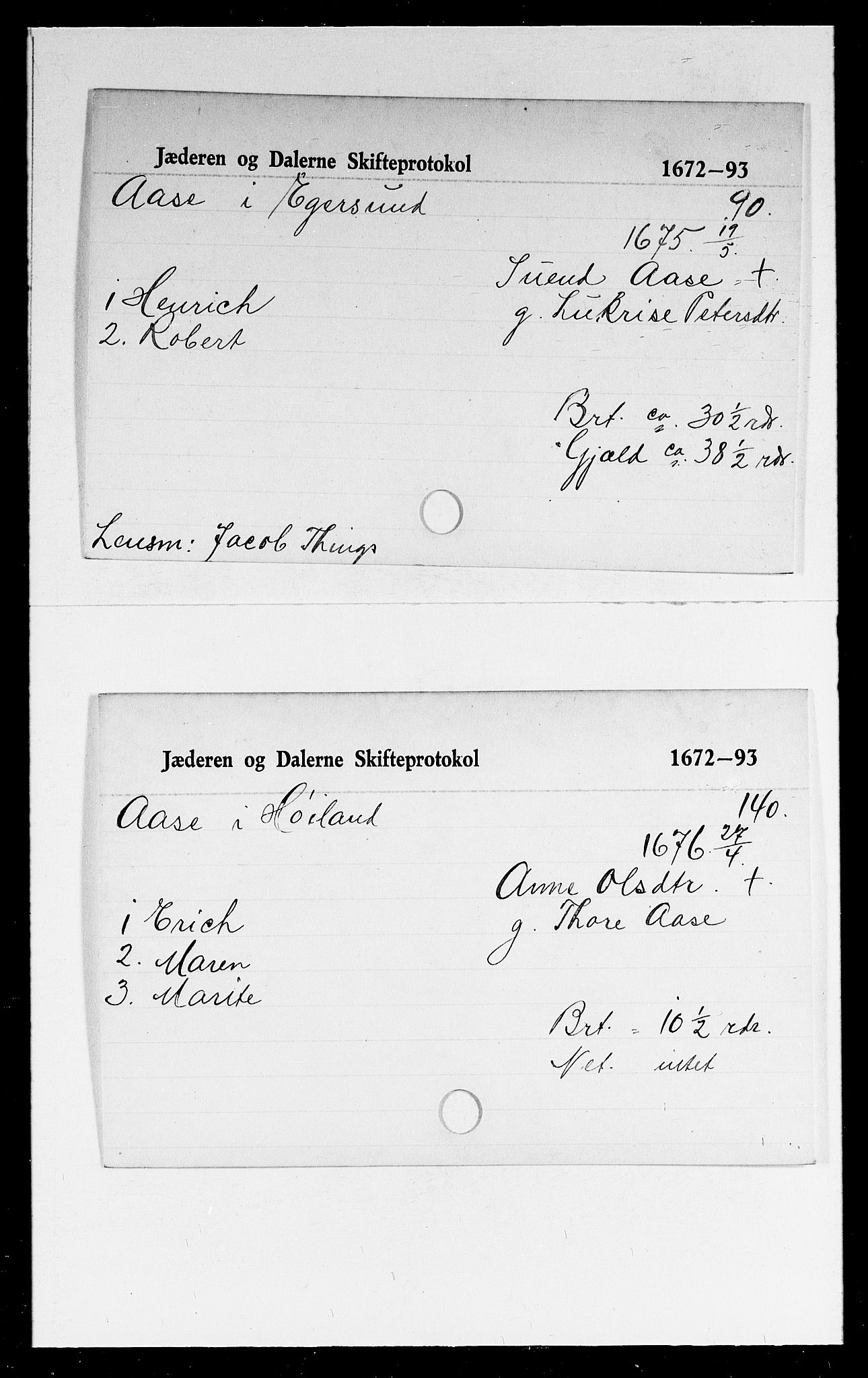 Jæren og Dalane sorenskriveri, AV/SAST-A-100306/5, 1672-1693, p. 23
