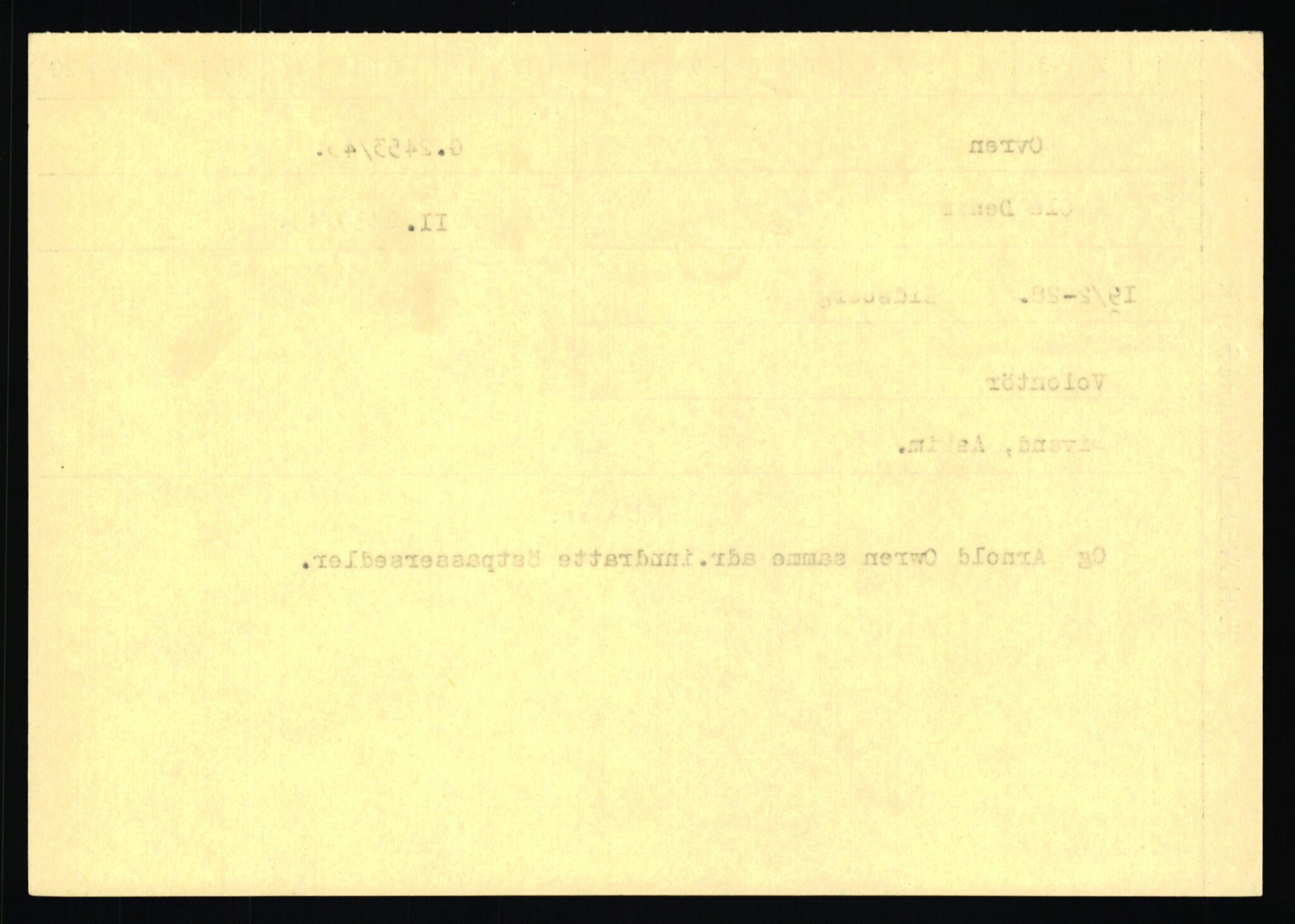 Statspolitiet - Hovedkontoret / Osloavdelingen, AV/RA-S-1329/C/Ca/L0012: Oanæs - Quistgaard	, 1943-1945, p. 2861