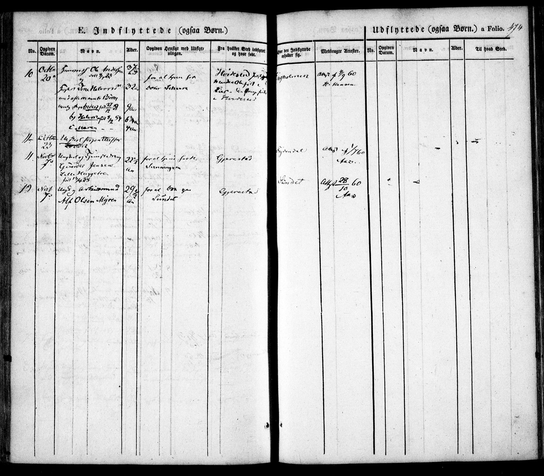 Søndeled sokneprestkontor, AV/SAK-1111-0038/F/Fa/L0002: Parish register (official) no. A 2, 1839-1860, p. 474