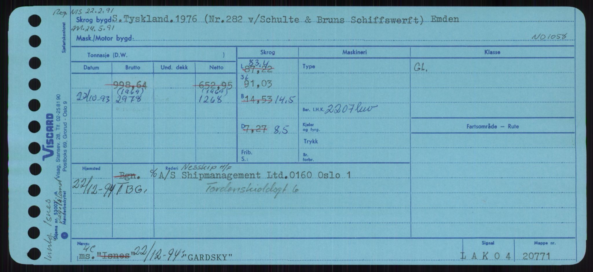 Sjøfartsdirektoratet med forløpere, Skipsmålingen, AV/RA-S-1627/H/Ha/L0002/0002: Fartøy, Eik-Hill / Fartøy, G-Hill, p. 41