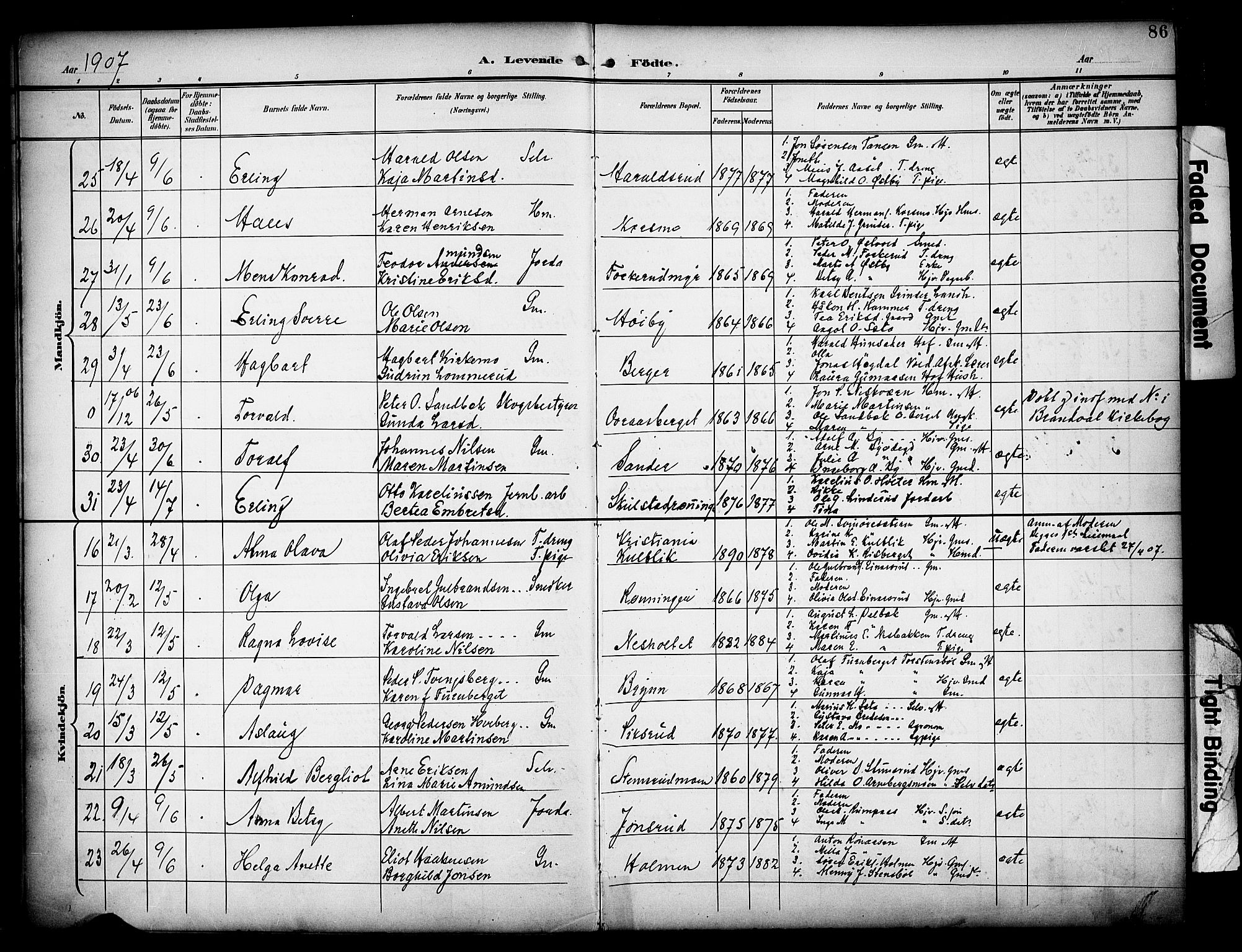 Grue prestekontor, AV/SAH-PREST-036/H/Ha/Haa/L0013: Parish register (official) no. 13, 1898-1910, p. 86