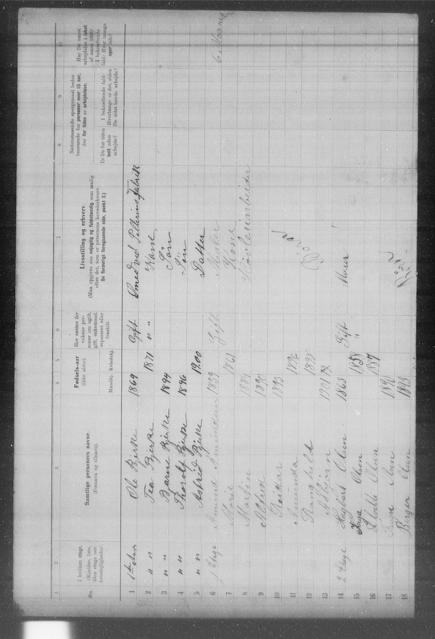 OBA, Municipal Census 1903 for Kristiania, 1903, p. 1692